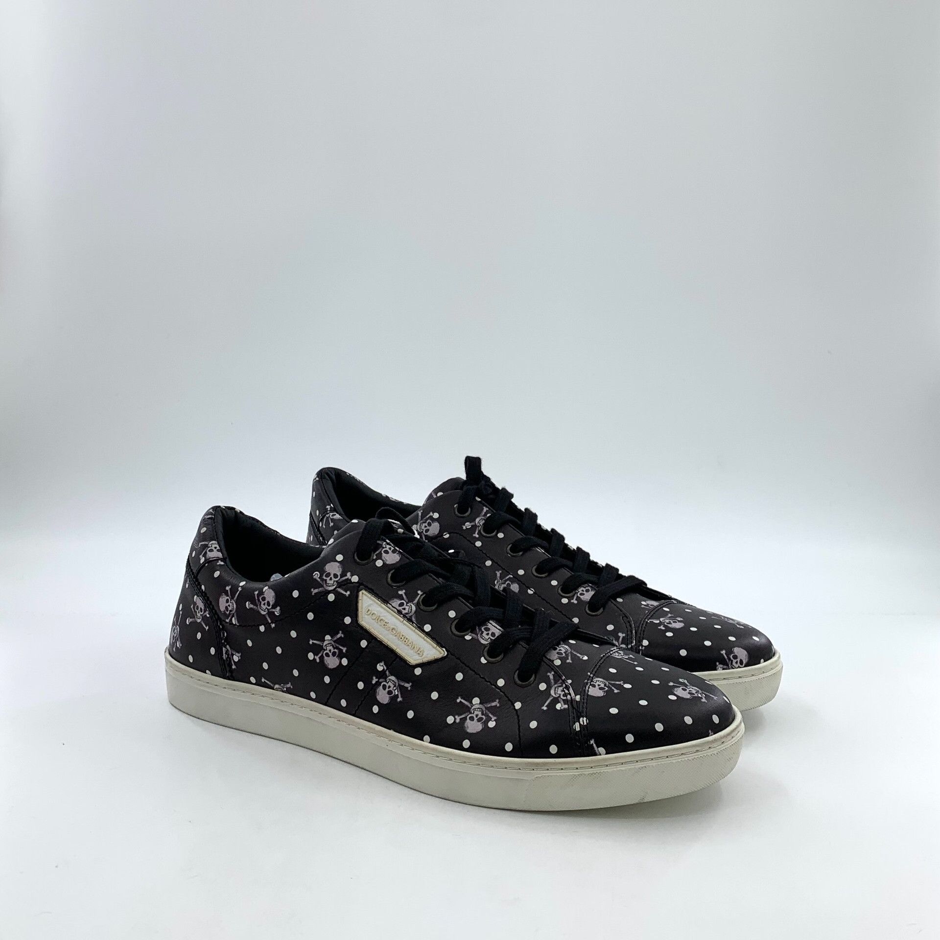 Dolce & Gabbana Dolce & Gabbana Skull Polka Dot Sneakers 44 Size US 11 / EU 44 - 3 Thumbnail