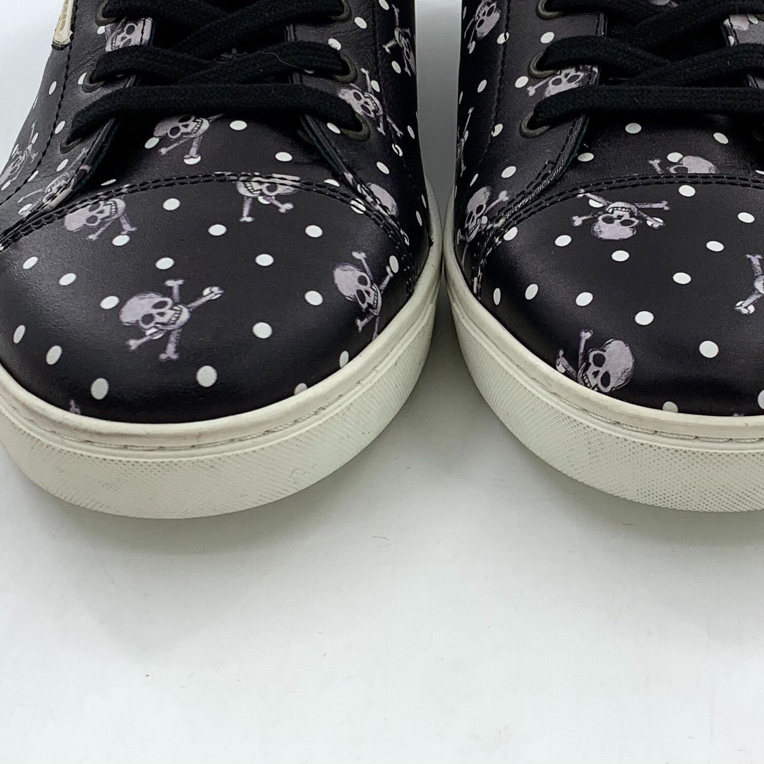 Dolce & Gabbana Dolce & Gabbana Skull Polka Dot Sneakers 44 Size US 11 / EU 44 - 10 Thumbnail