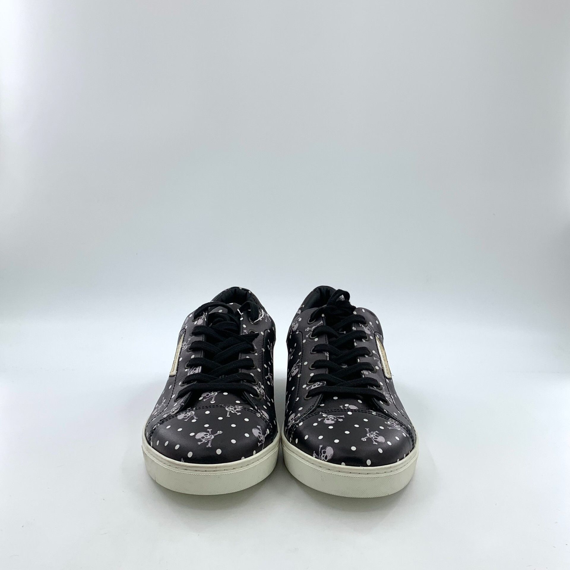 Dolce & Gabbana Dolce & Gabbana Skull Polka Dot Sneakers 44 Size US 11 / EU 44 - 4 Thumbnail