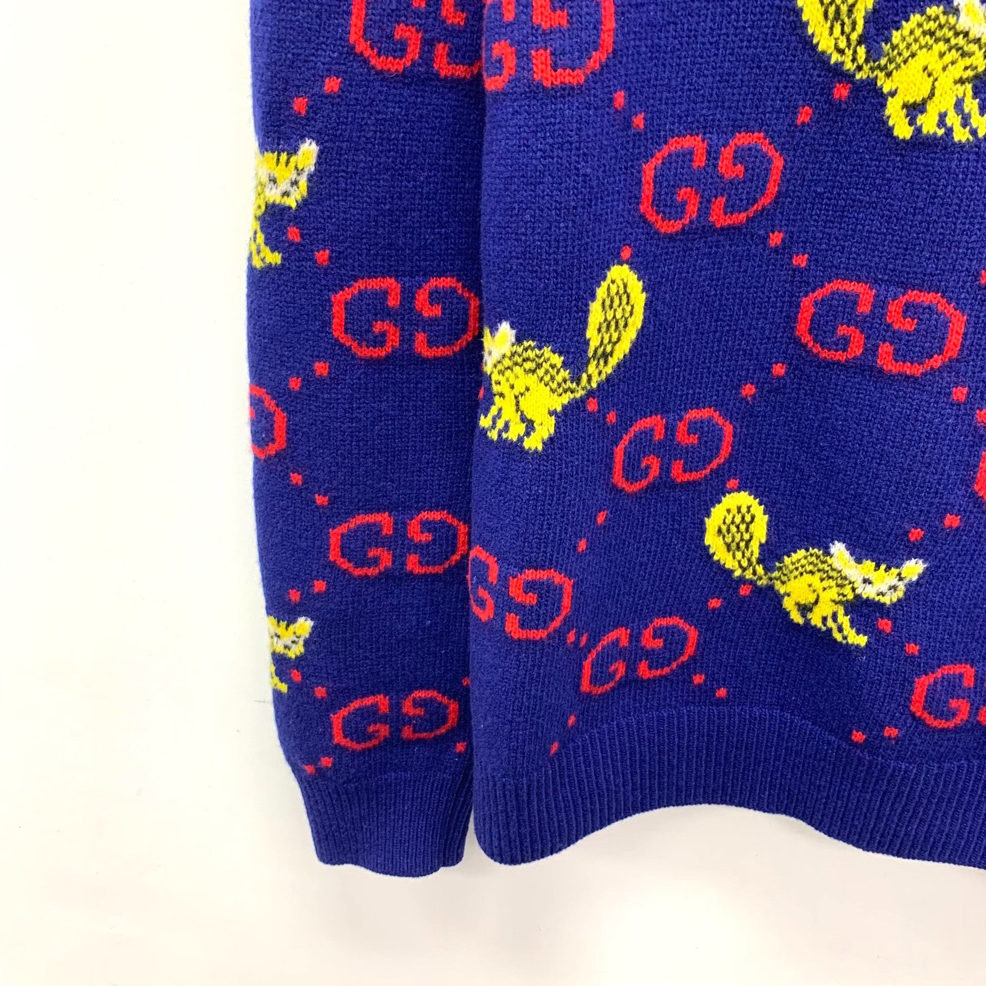 Gucci Gucci x Freya Hartas Animal Logo Wool Sweater XS Size US XS / EU 42 / 0 - 5 Thumbnail