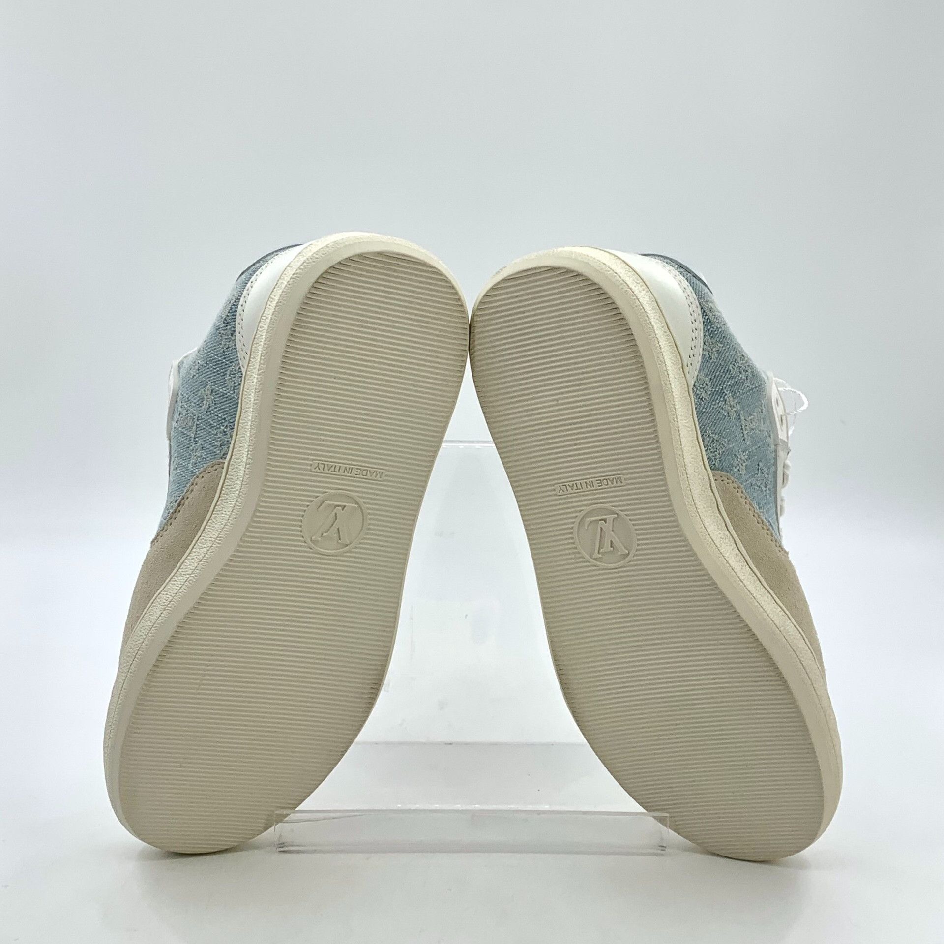 Louis Vuitton Louis Vuitton Monogram Denim Stadium Sneakers 35 Size US 5 / IT 35 - 6 Thumbnail