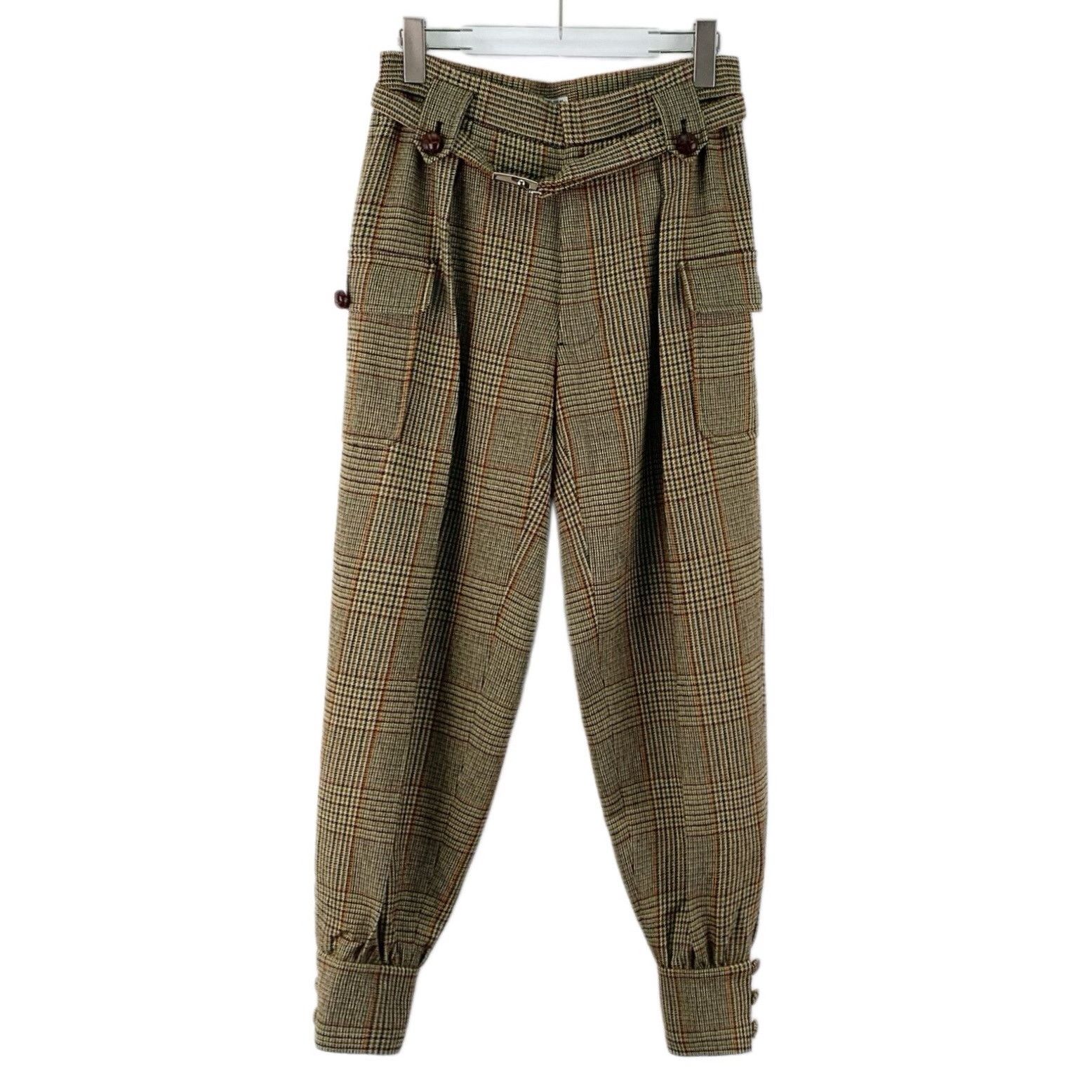 Miu Miu Miu Miu Plaid Wool Pants 36 Size 25" / US 0 / IT 36 - 2 Thumbnail