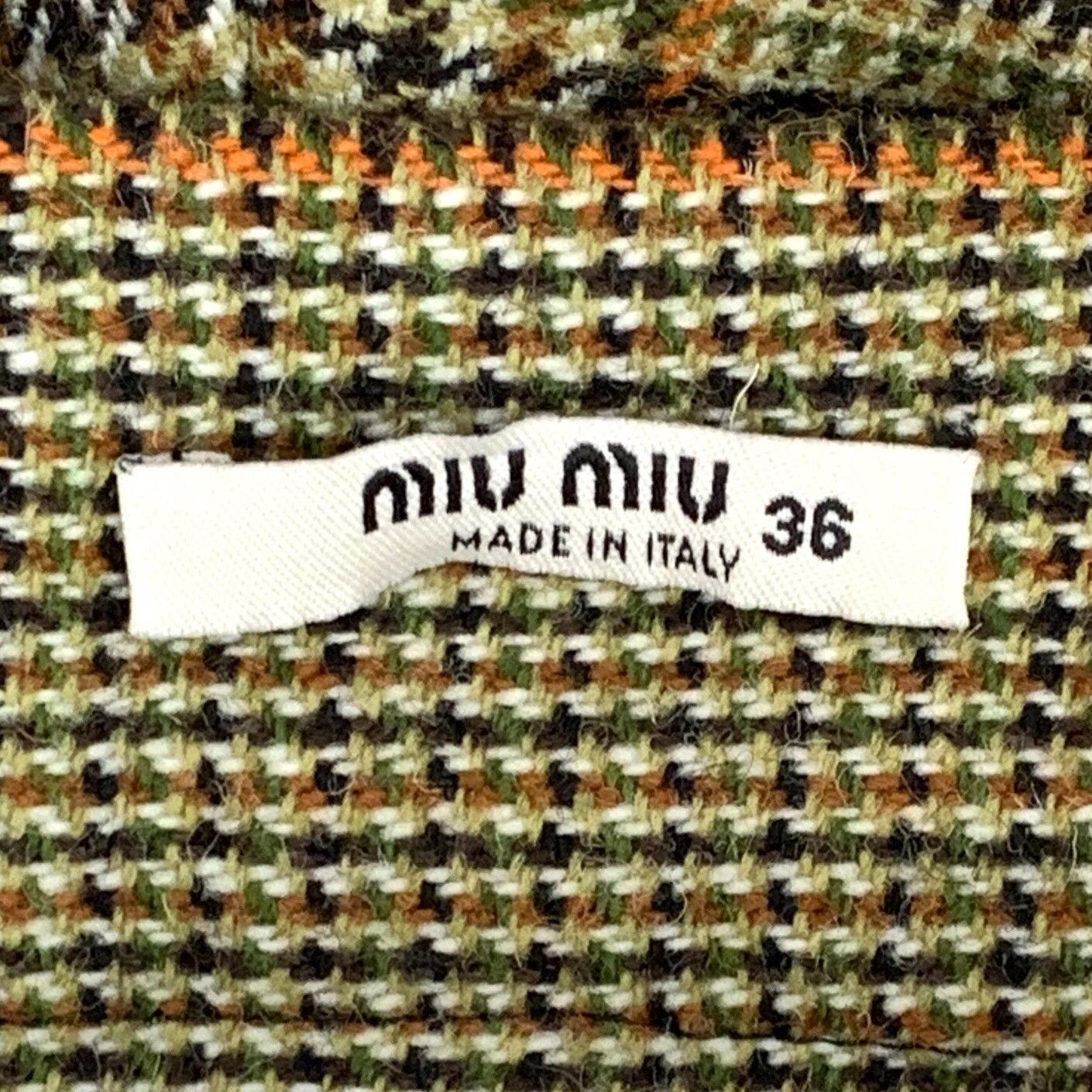 Miu Miu Miu Miu Plaid Wool Pants 36 Size 25" / US 0 / IT 36 - 7 Thumbnail