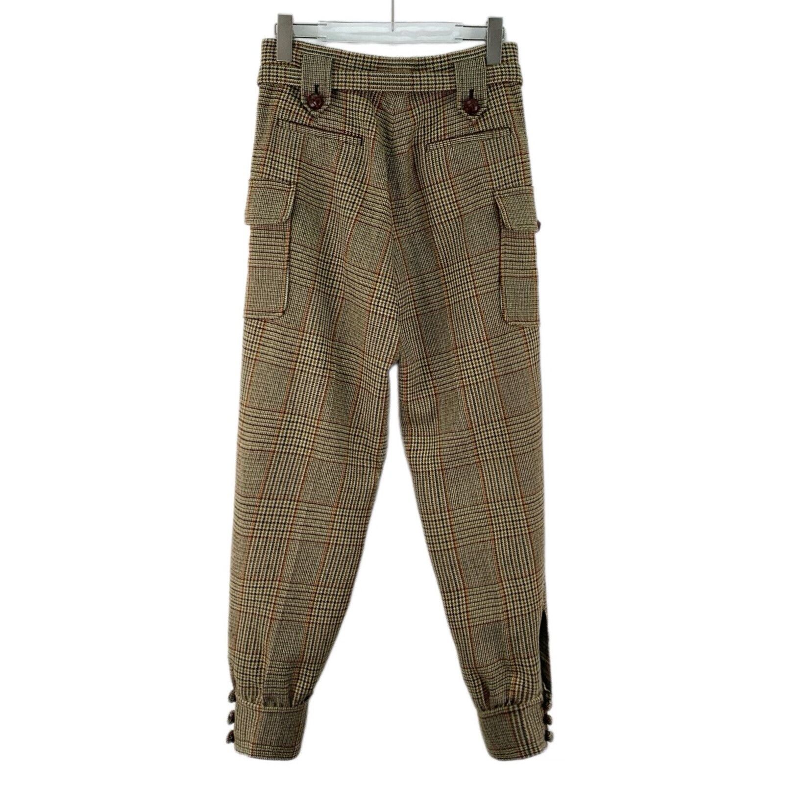 Miu Miu Miu Miu Plaid Wool Pants 36 Size 25" / US 0 / IT 36 - 3 Thumbnail