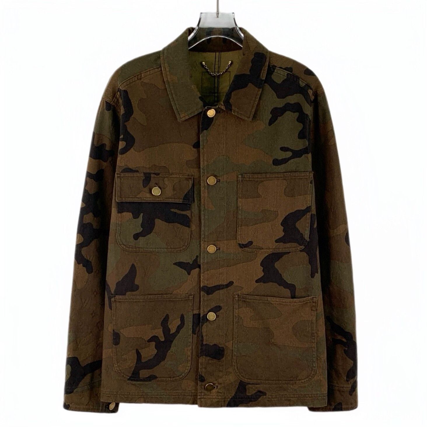 Louis Vuitton Louis Vuitton x Supreme Camo Monogram Denim Jacket 44 Size US S / EU 44-46 / 1 - 2 Thumbnail