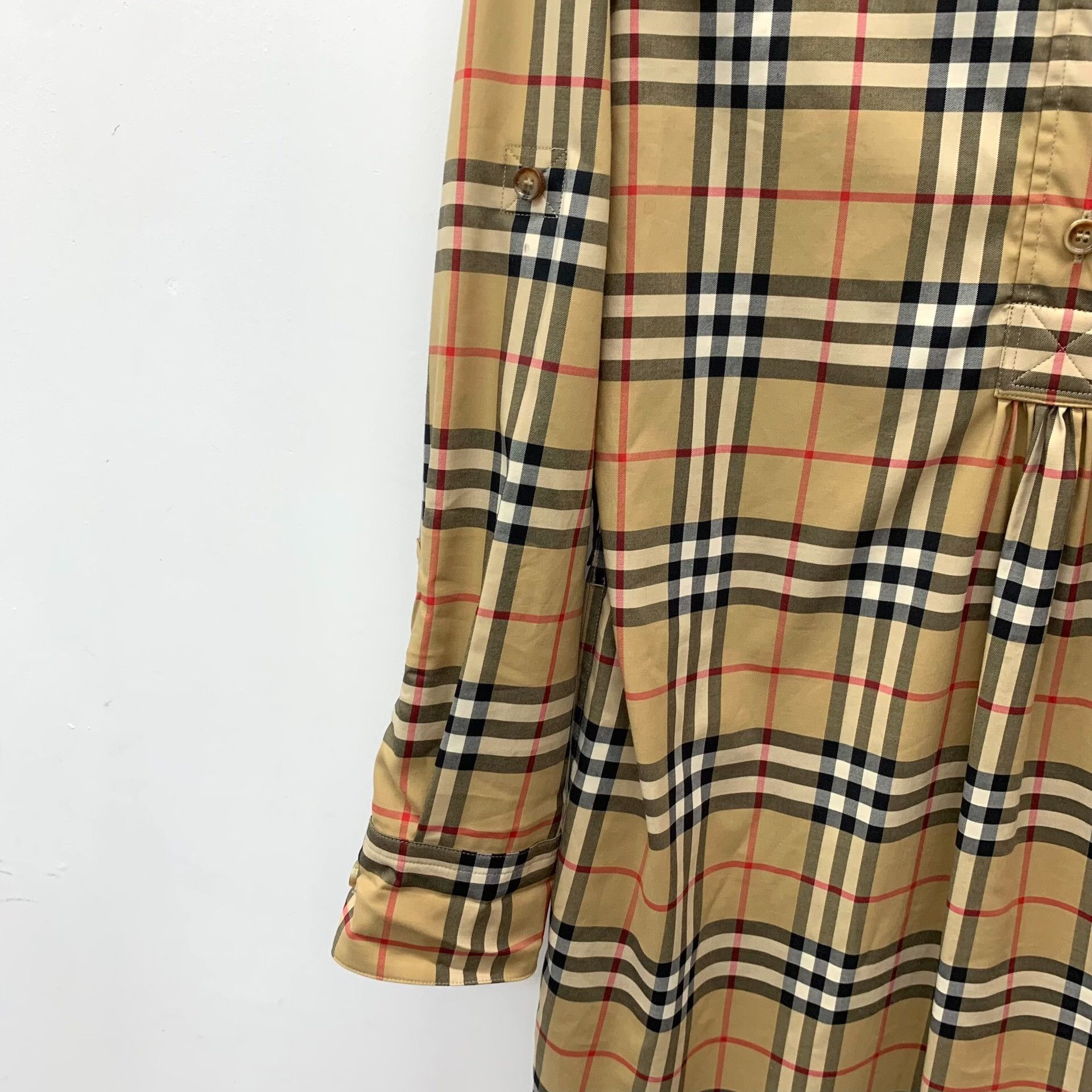 Burberry Burberry Vintage Check Cotton Shirt Dress IT 36 Size XS / US 0-2 / IT 36-38 - 5 Thumbnail