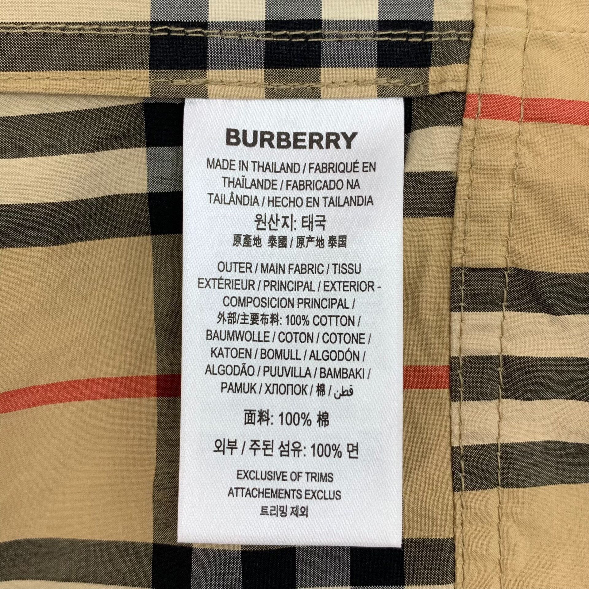 Burberry Burberry Classic Vintage Check Cotton Mini Dress IT 38 Size XS / US 0-2 / IT 36-38 - 8 Thumbnail