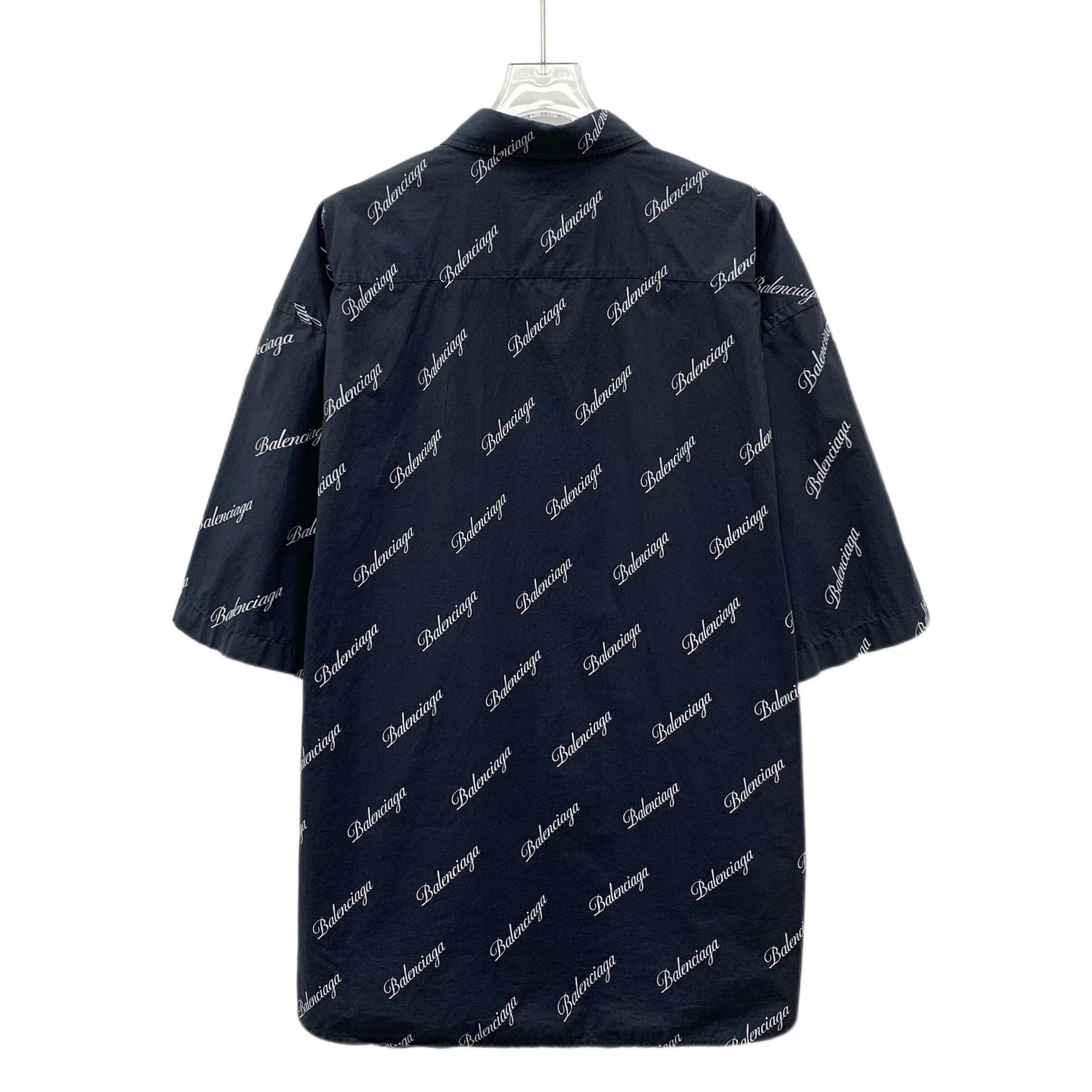 Balenciaga Balenciaga Script Logo Short Sleeve Shirt 39 Size US M / EU 48-50 / 2 - 3 Thumbnail