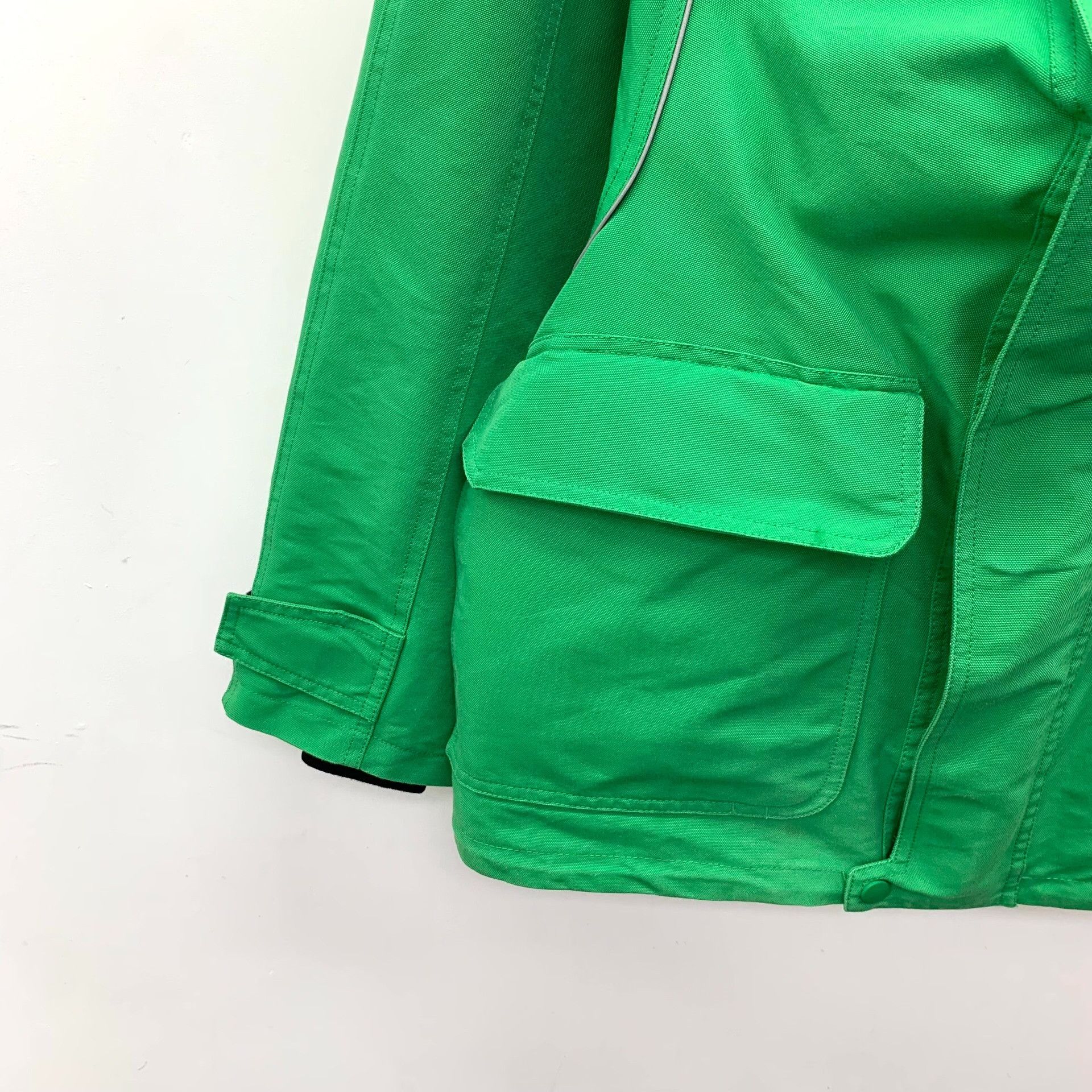 Balenciaga Balenciaga Reflective Trim Hooded Jacket Size 34 Size US XS / EU 42 / 0 - 5 Thumbnail
