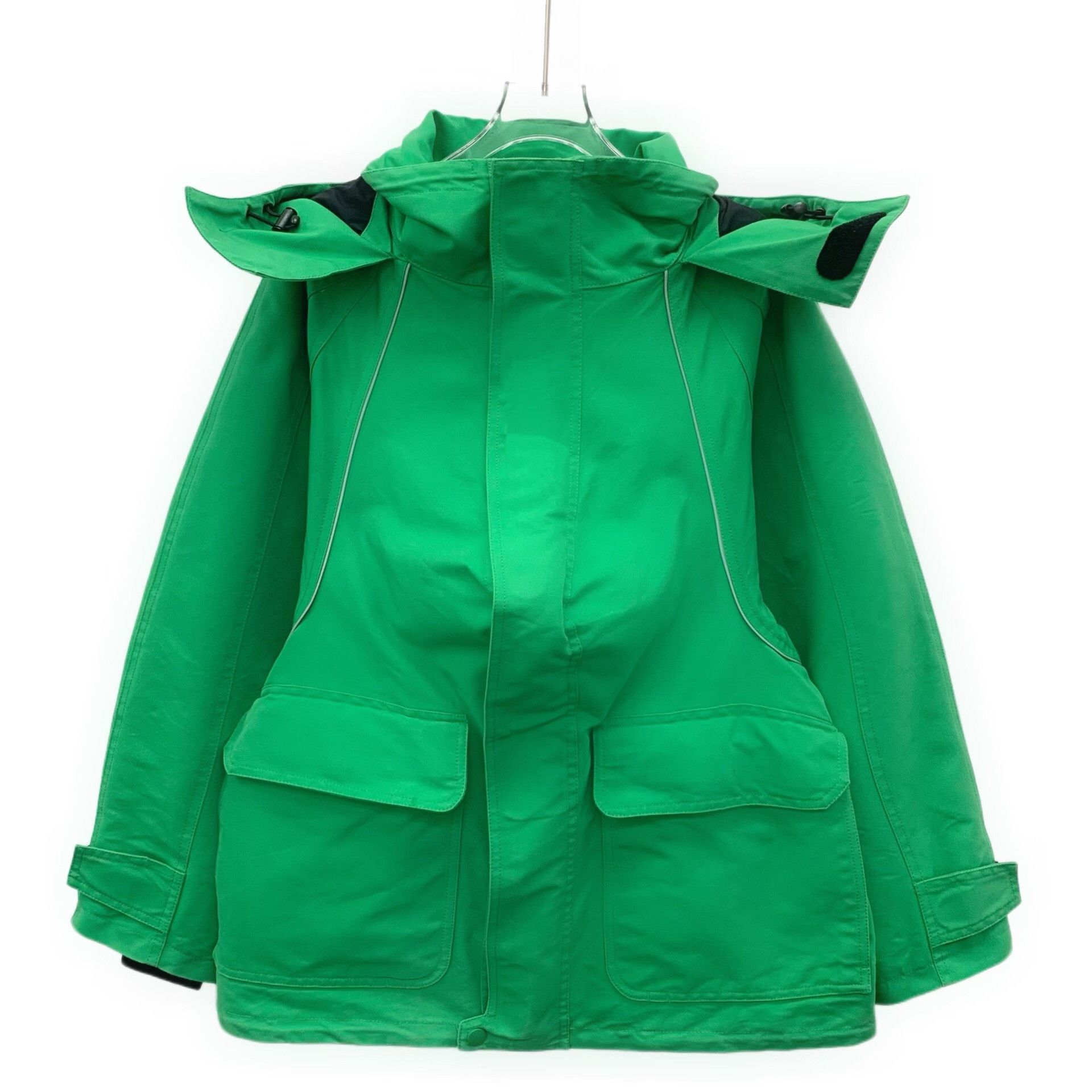 Balenciaga Balenciaga Reflective Trim Hooded Jacket Size 34 Size US XS / EU 42 / 0 - 2 Thumbnail
