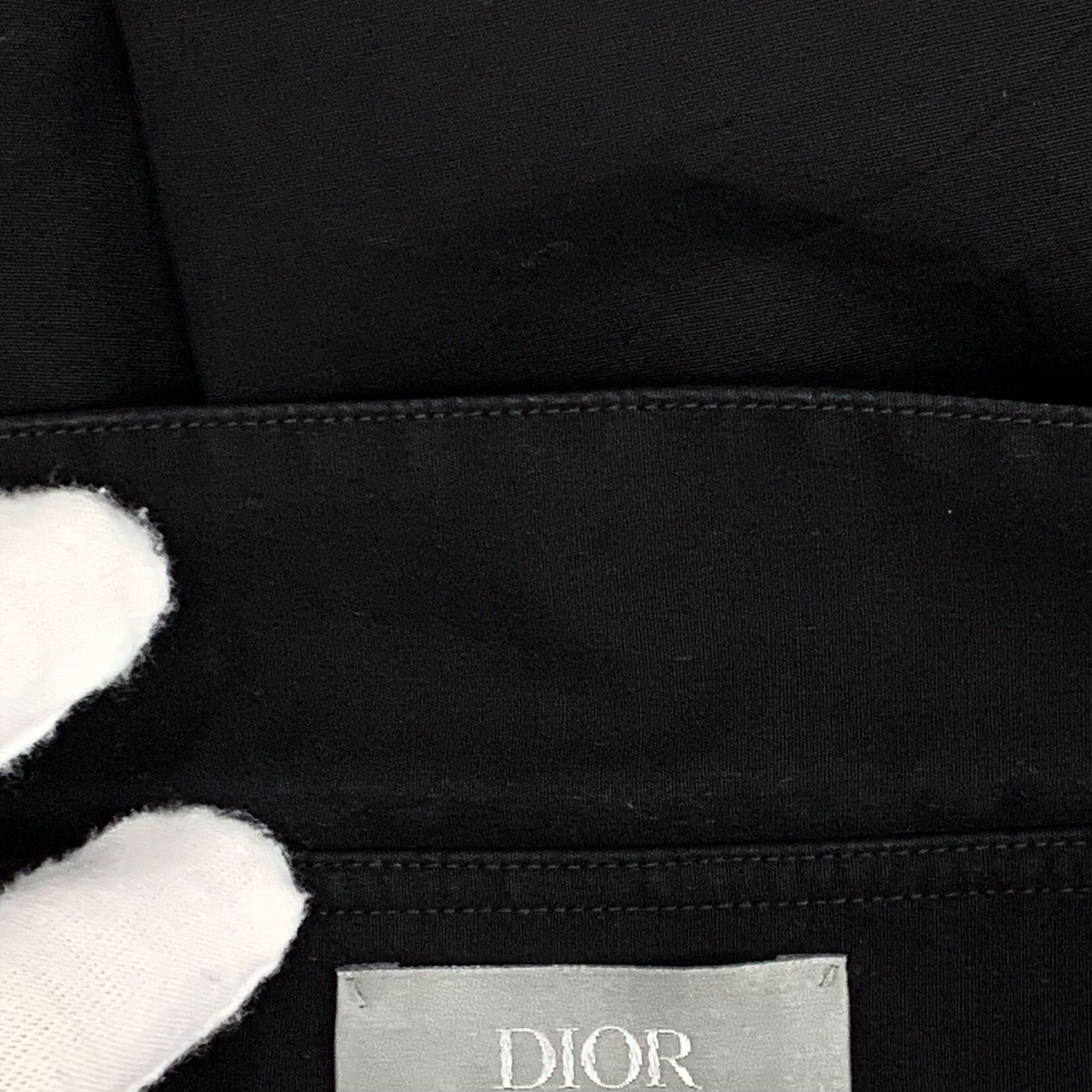 Dior Dior Embroidered Collar Cotton Shirt Size 42 Size US L / EU 52-54 / 3 - 8 Thumbnail