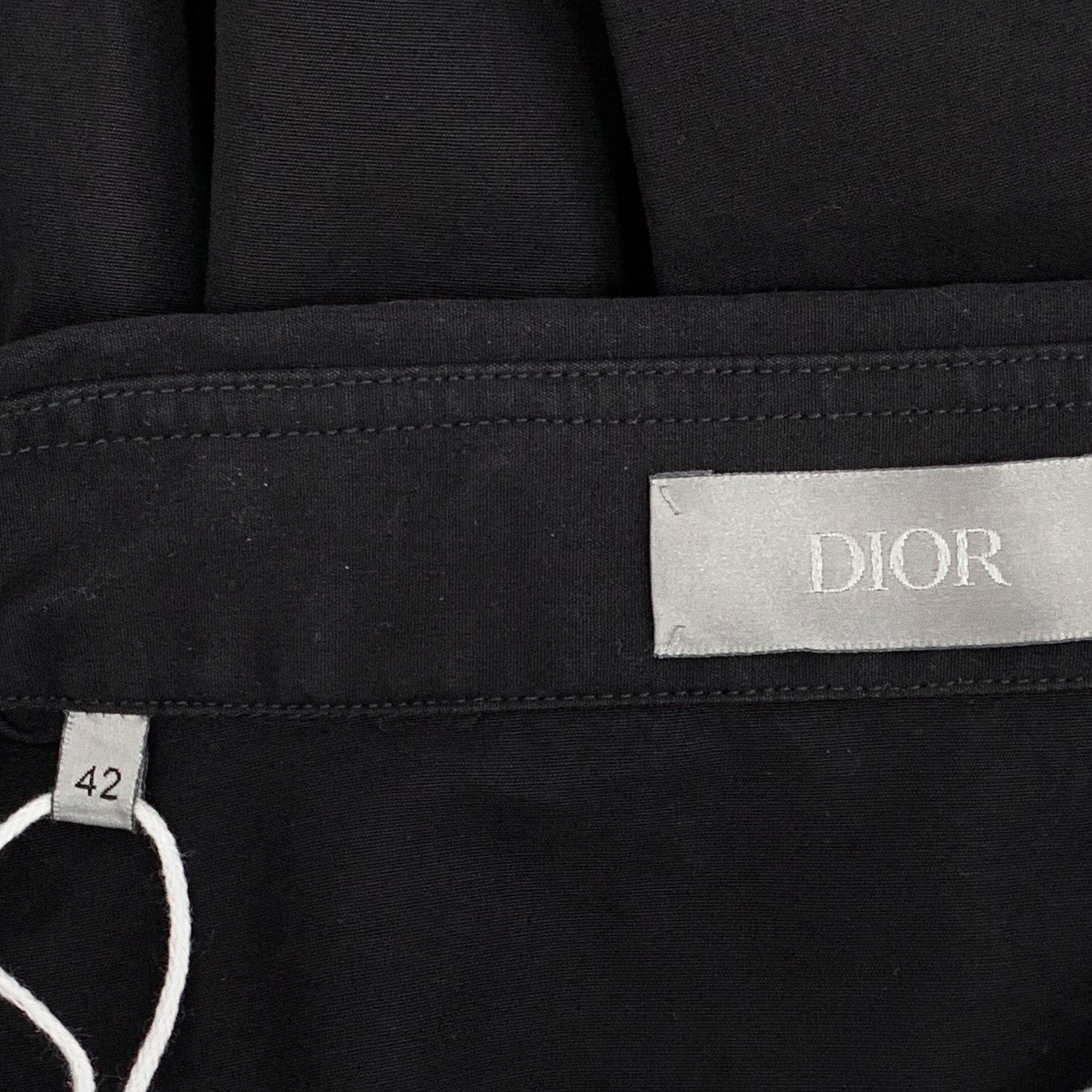 Dior Dior Embroidered Collar Cotton Shirt Size 42 Size US L / EU 52-54 / 3 - 6 Thumbnail