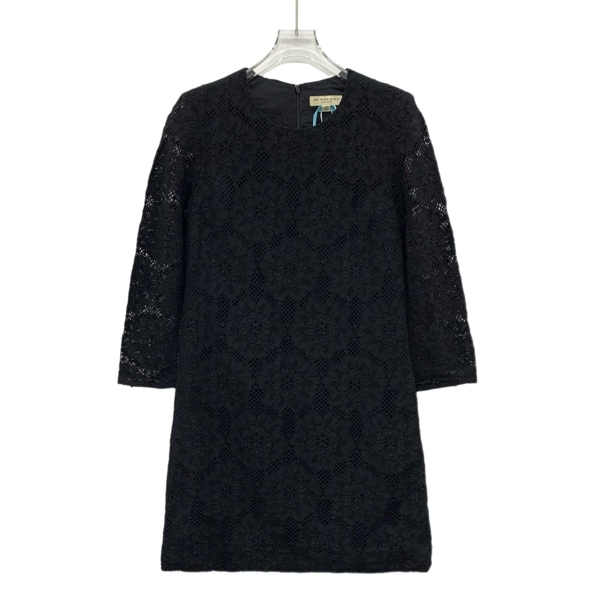Burberry Burberry Floral Lace Cotton Mini Dress US 6 Size S / US 4 / IT 40 - 2 Thumbnail