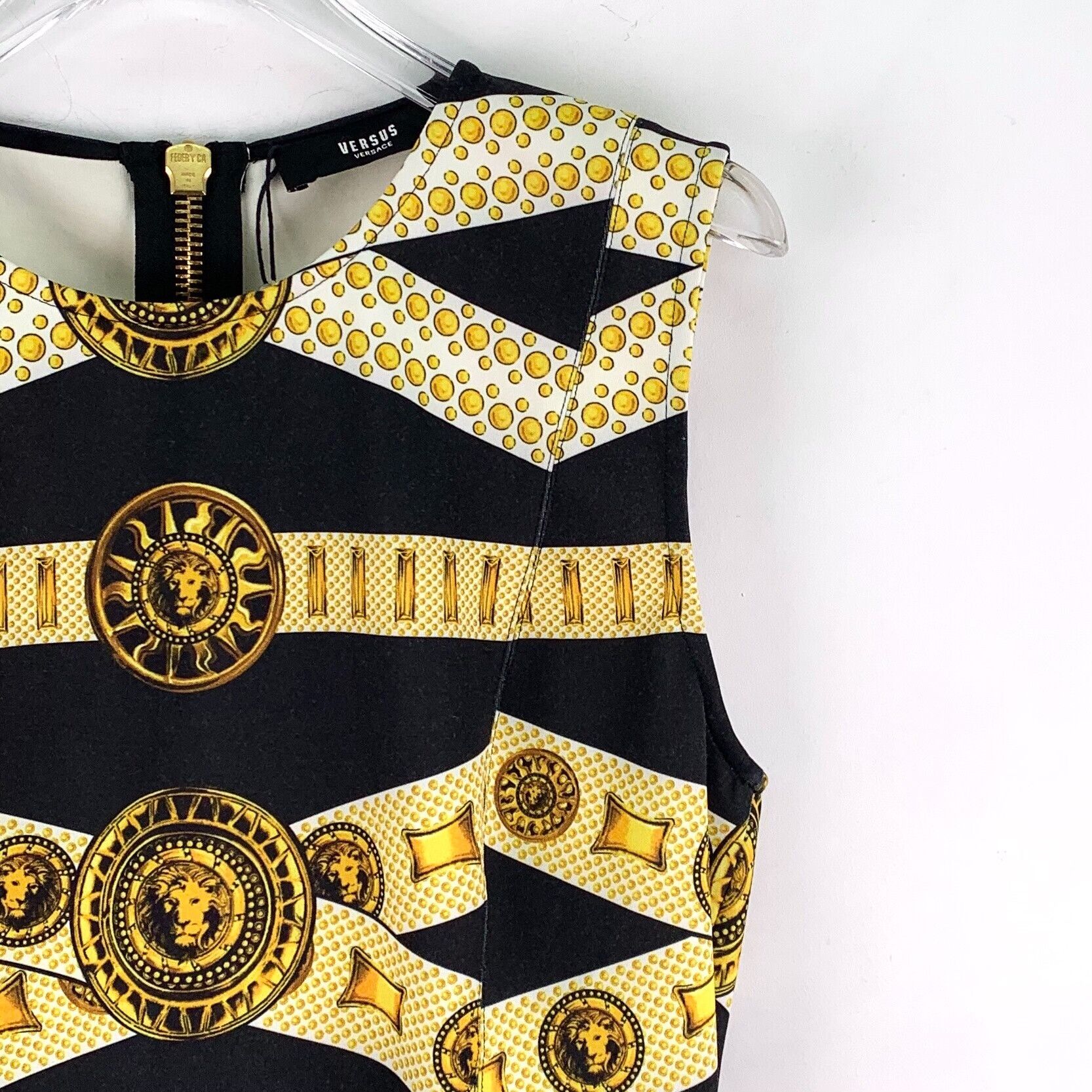 Versus Versace Versus Versace Baroque Print Mini Dress IT 44 Size M / US 6-8 / IT 42-44 - 4 Thumbnail