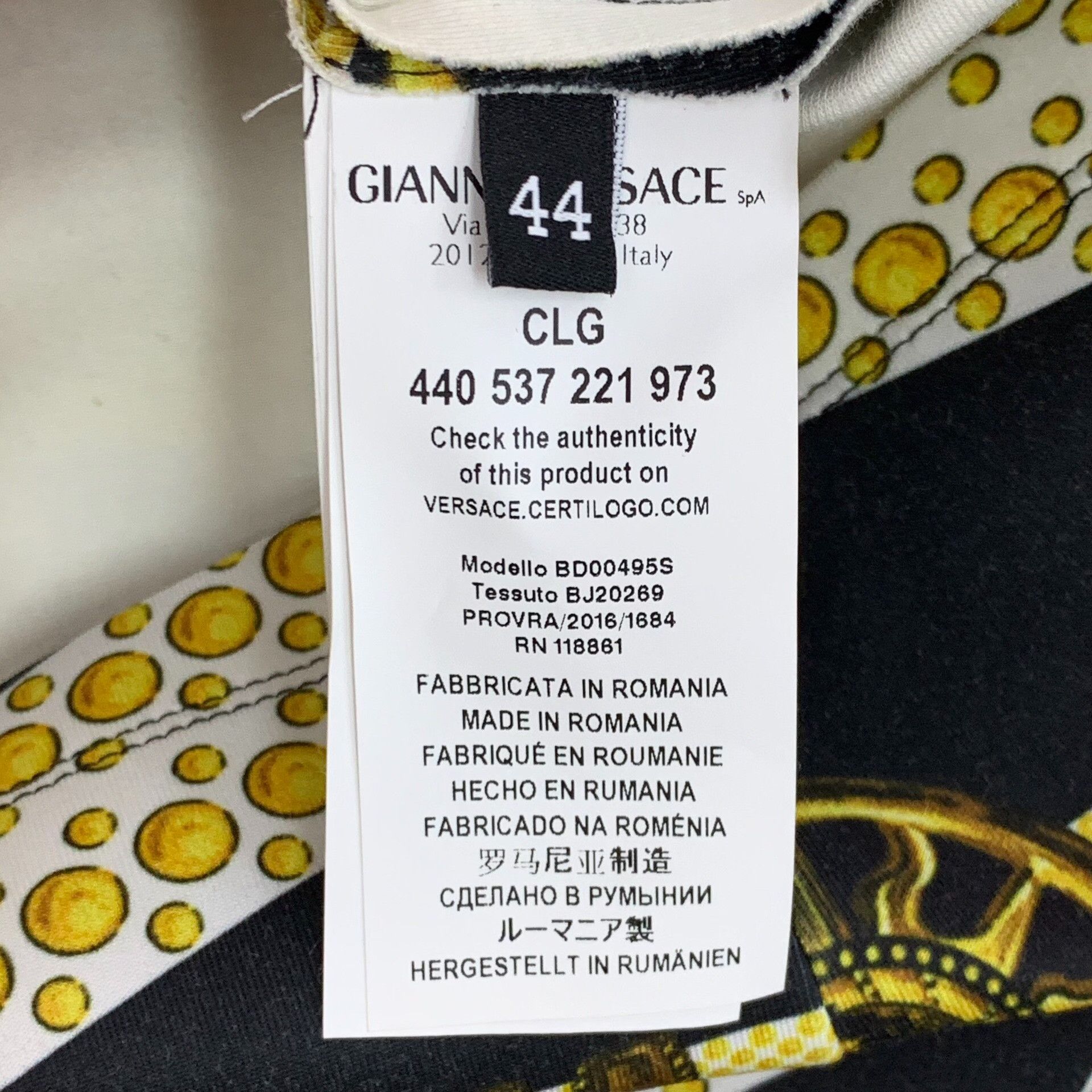 Versus Versace Versus Versace Baroque Print Mini Dress IT 44 Size M / US 6-8 / IT 42-44 - 7 Thumbnail