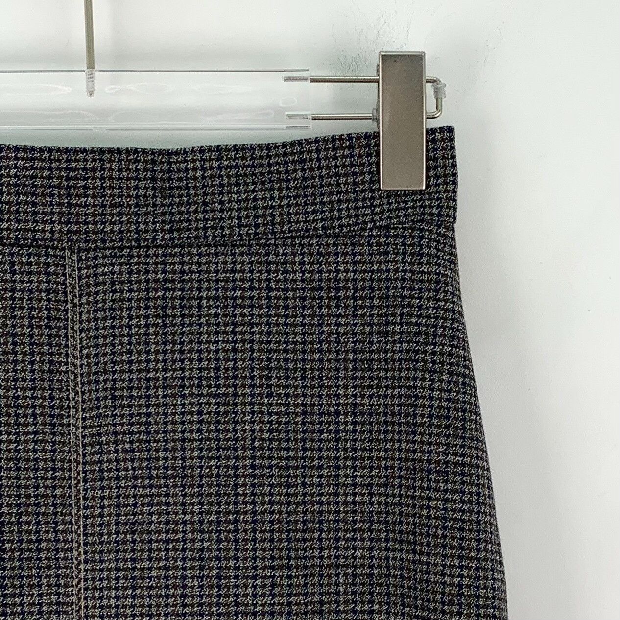 Fendi Fendi Houndstooth Wool FF Midi Skirt IT 38 Size 26" / US 2 / IT 38 - 5 Thumbnail