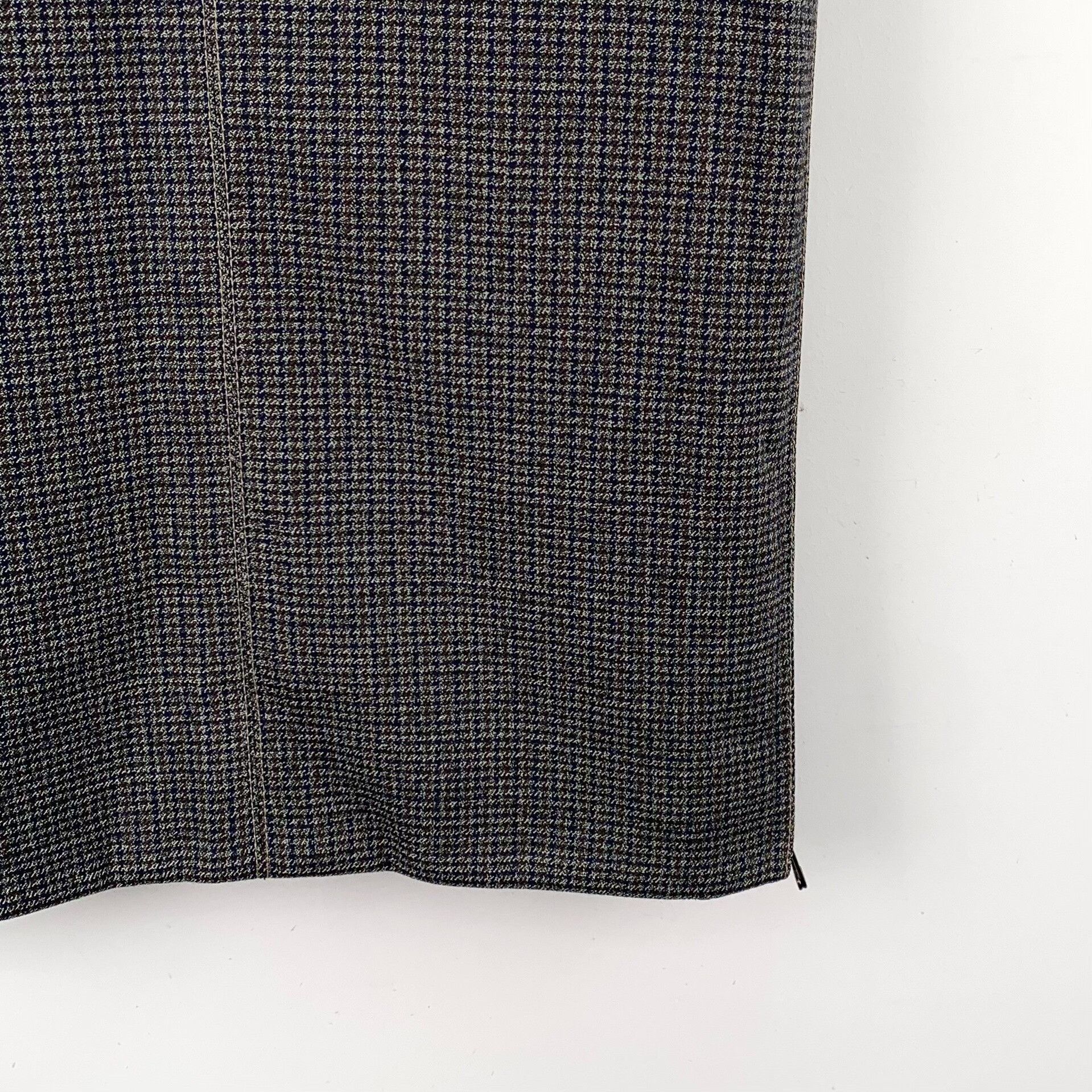 Fendi Fendi Houndstooth Wool FF Midi Skirt IT 38 Size 26" / US 2 / IT 38 - 7 Thumbnail