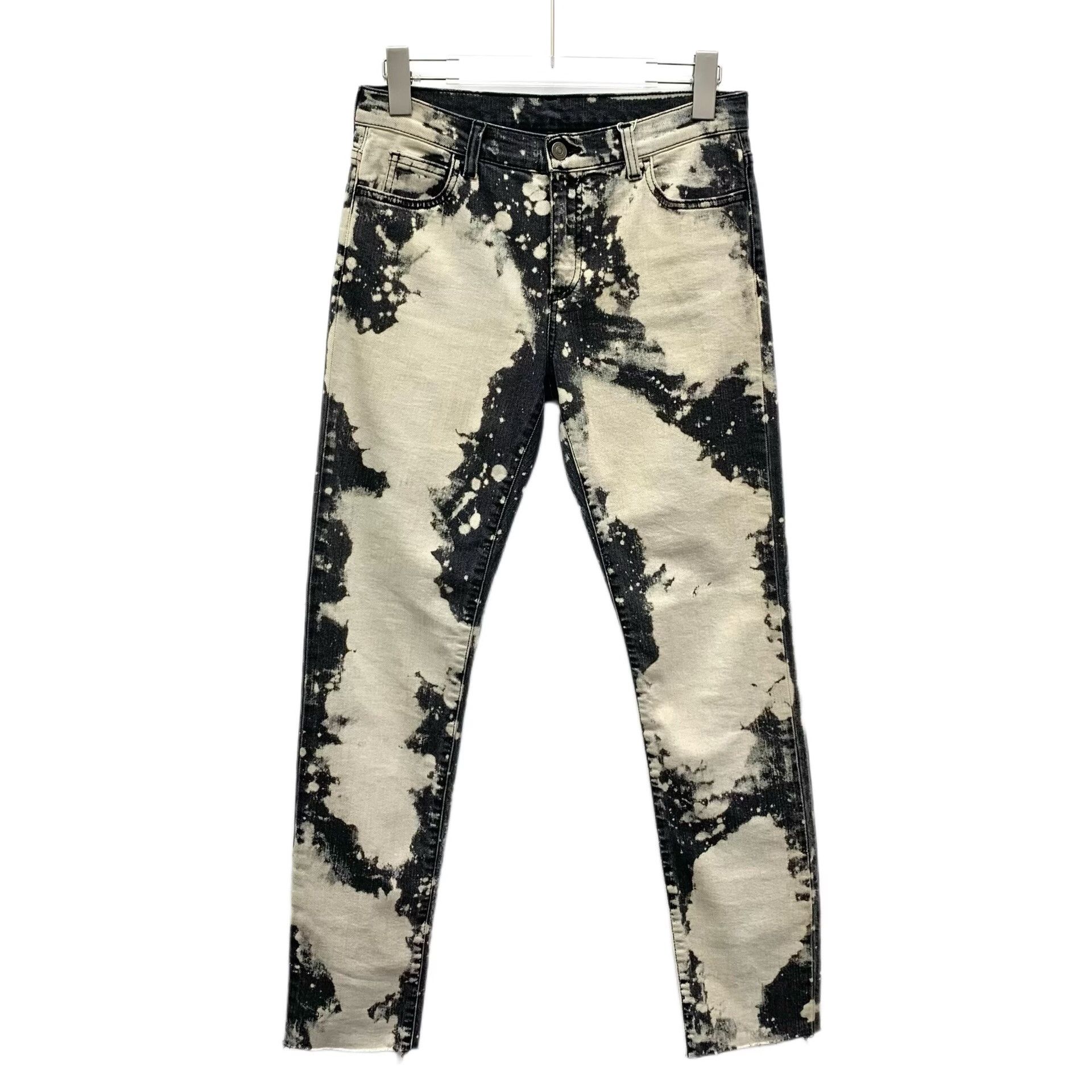 Gucci Gucci Floral Embroidery Bleached Denim Jeans 26 Size 26" / US 2 / IT 38 - 2 Thumbnail