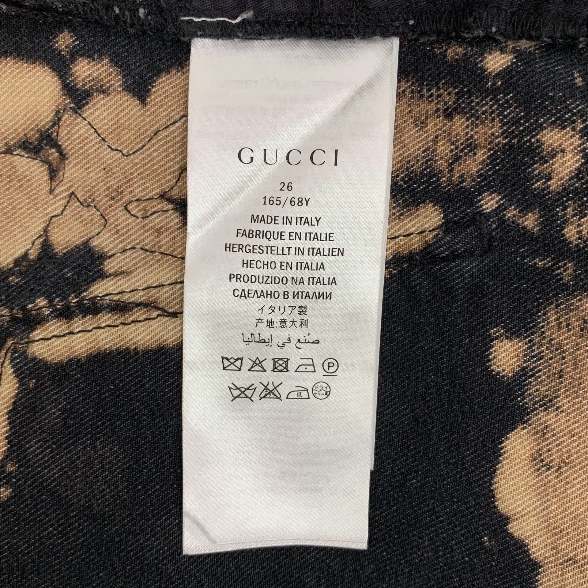 Gucci Gucci Floral Embroidery Bleached Denim Jeans 26 Size 26" / US 2 / IT 38 - 8 Thumbnail