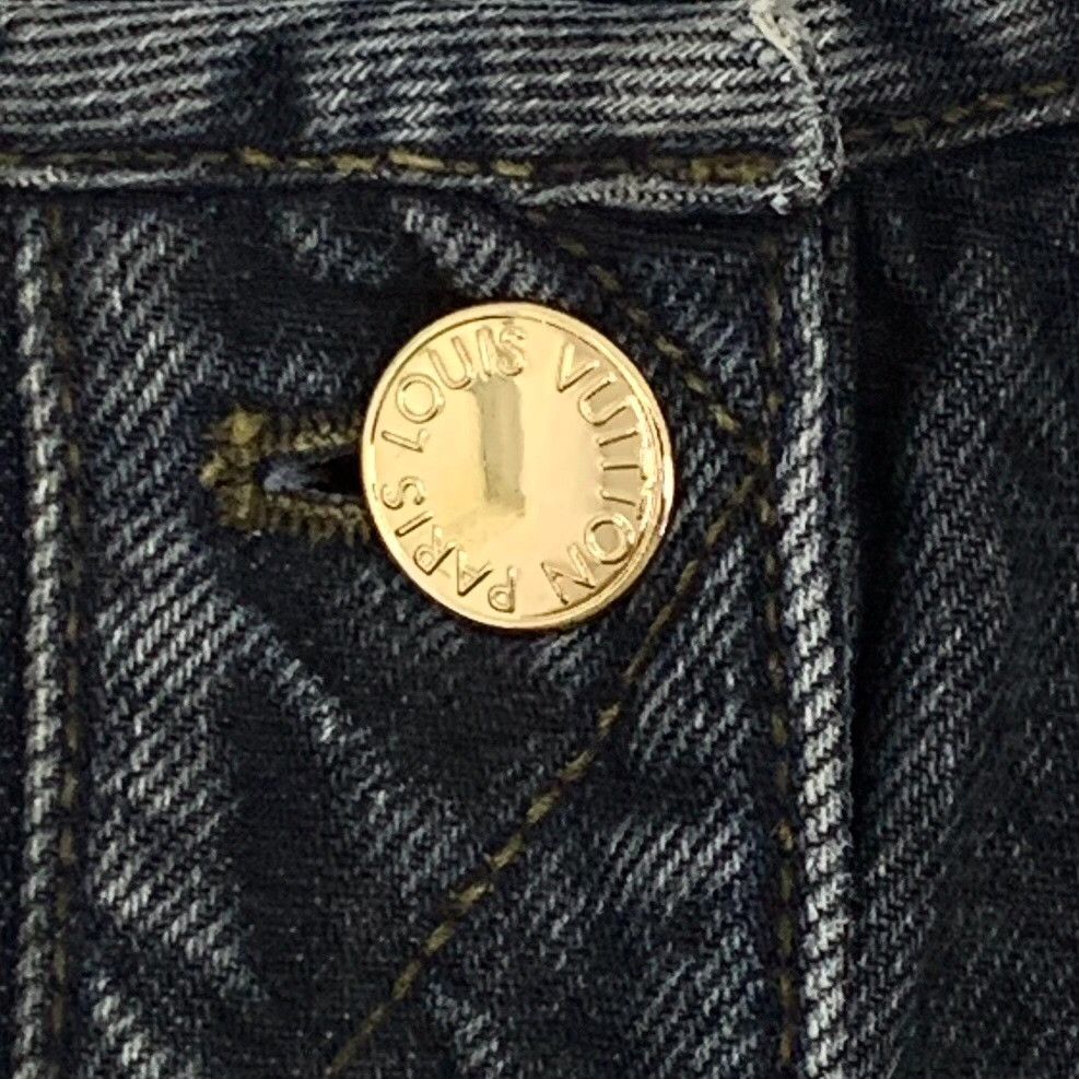 Louis Vuitton Louis Vuitton Logo Embroidered Denim Jacket 36 Size XS / US 0-2 / IT 36-38 - 6 Thumbnail