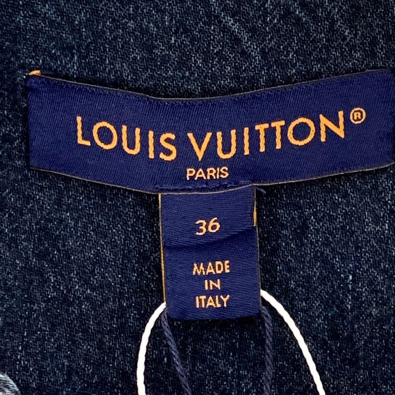 Louis Vuitton Louis Vuitton Logo Embroidered Denim Jacket 36 Size XS / US 0-2 / IT 36-38 - 7 Thumbnail