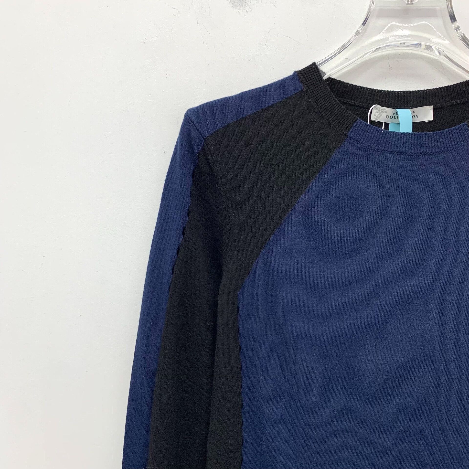 Versace Versace Colorblock Crewneck Sweater Size M Size US M / EU 48-50 / 2 - 4 Thumbnail