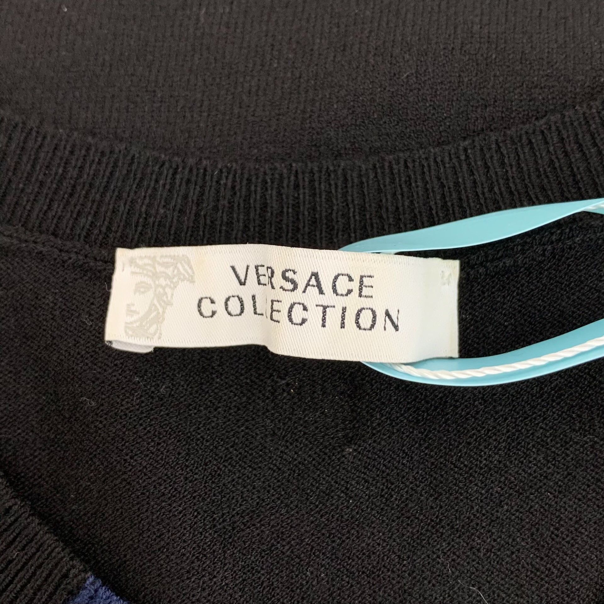 Versace Versace Colorblock Crewneck Sweater Size M Size US M / EU 48-50 / 2 - 6 Thumbnail