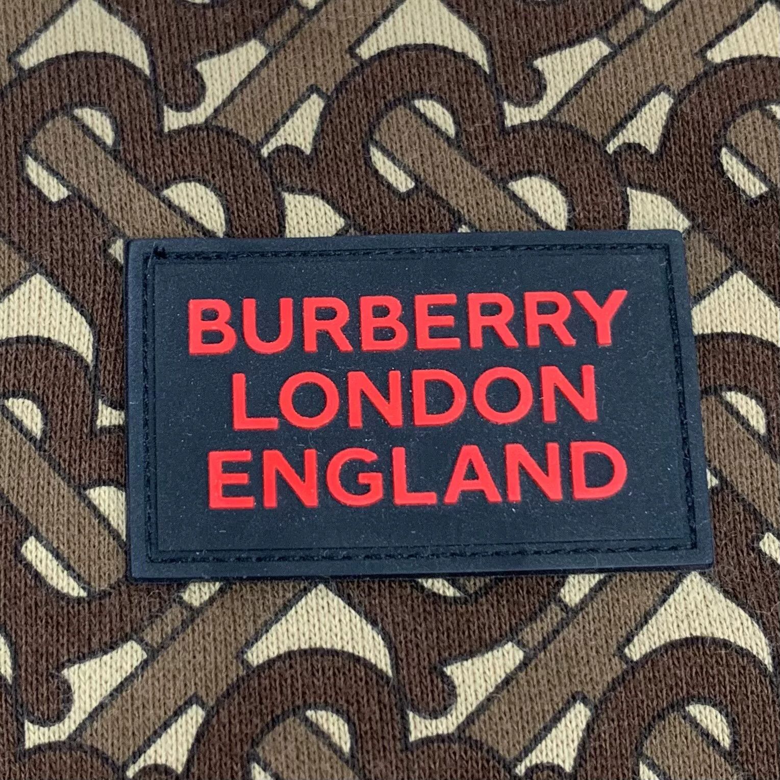 Burberry Burberry TB Monogram Print Hoodie Size L Size US L / EU 52-54 / 3 - 6 Thumbnail