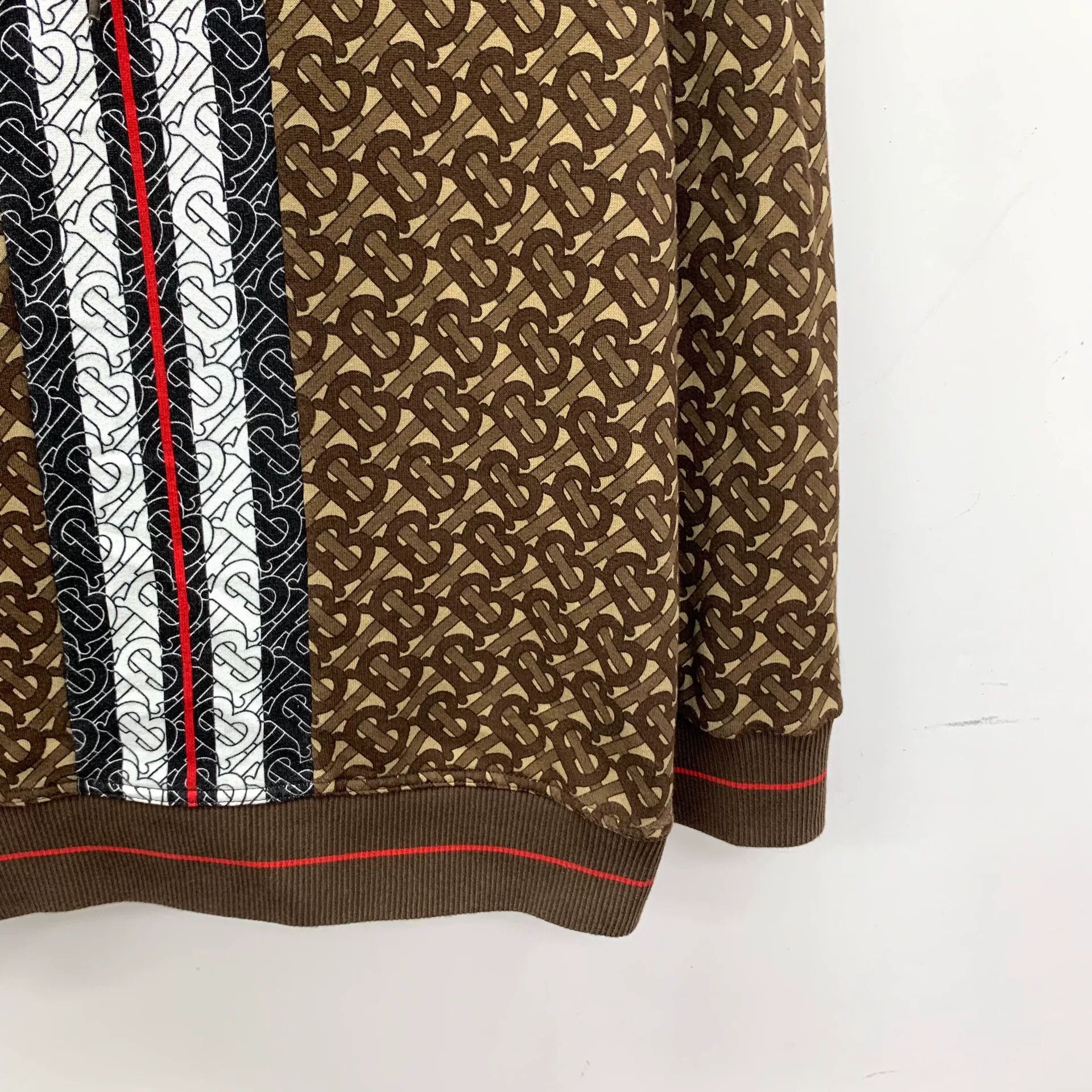 Burberry Burberry TB Monogram Print Hoodie Size L Size US L / EU 52-54 / 3 - 5 Thumbnail