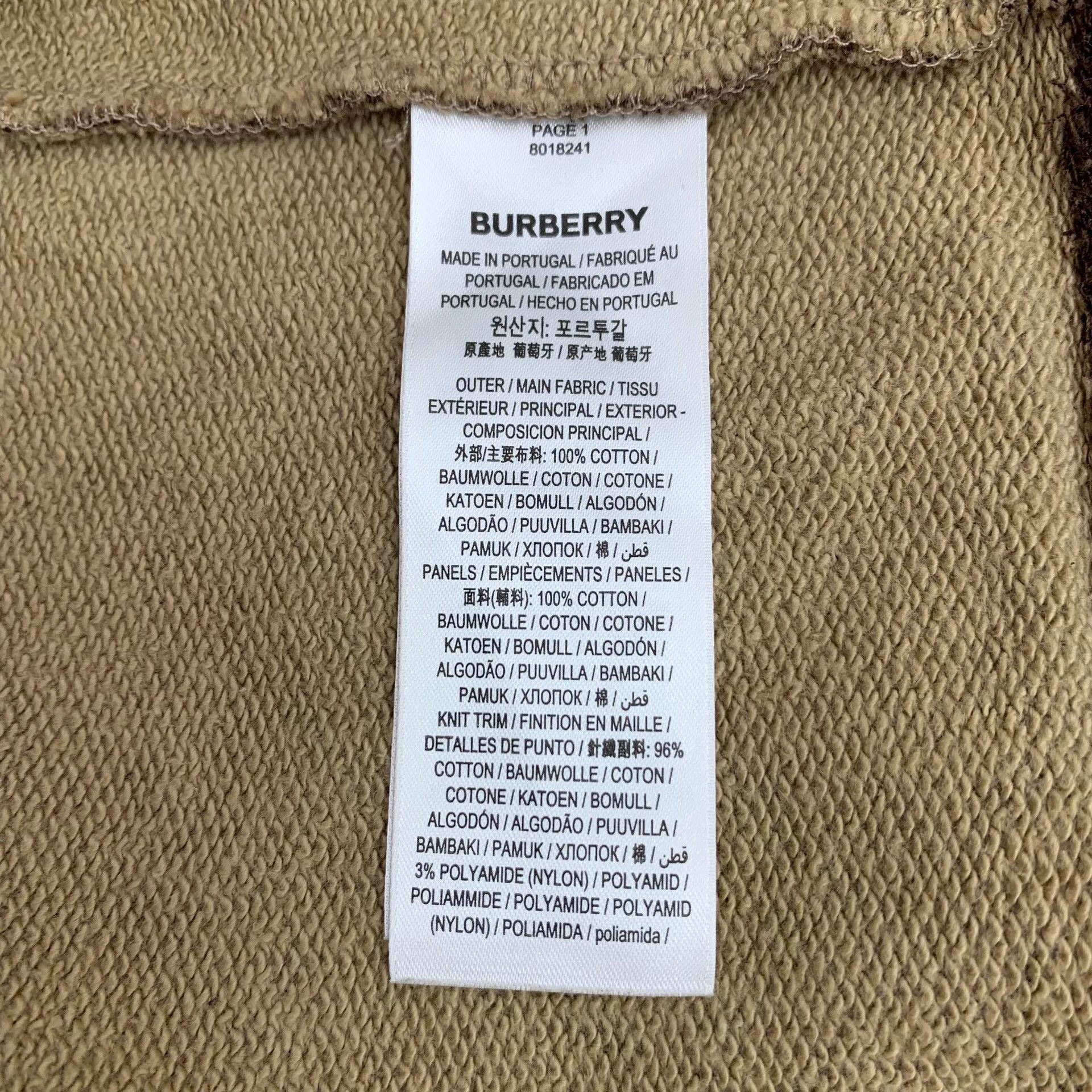 Burberry Burberry TB Monogram Print Hoodie Size L Size US L / EU 52-54 / 3 - 9 Thumbnail