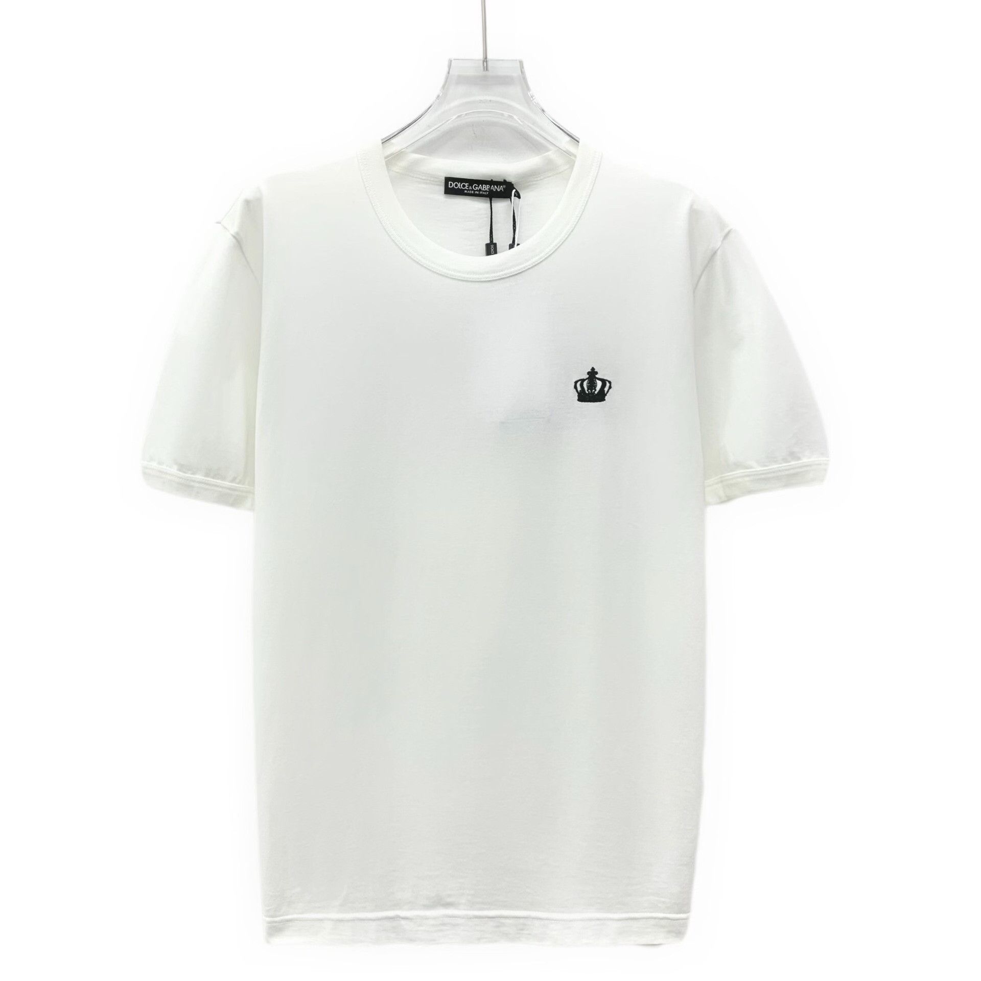 Dolce & Gabbana Dolce & Gabbana Crown Embroidery T-Shirt EU 46 Size US S / EU 44-46 / 1 - 2 Thumbnail
