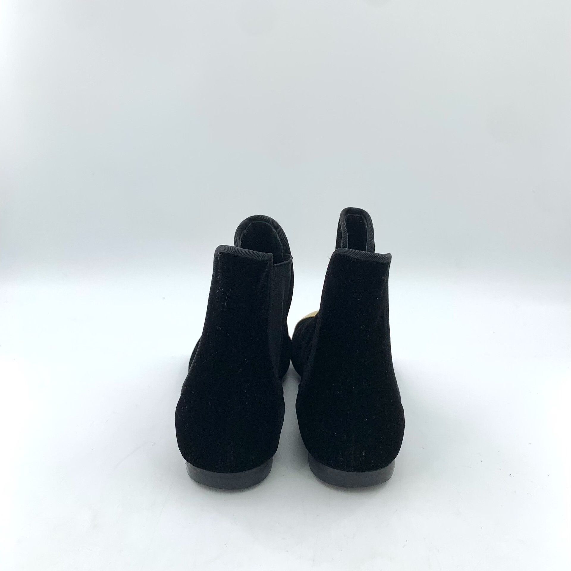 Giuseppe Zanotti Giuseppe Zanotti Gold Toe Velvet Ankle Boots Size 36 Size US 6 / IT 36 - 5 Thumbnail