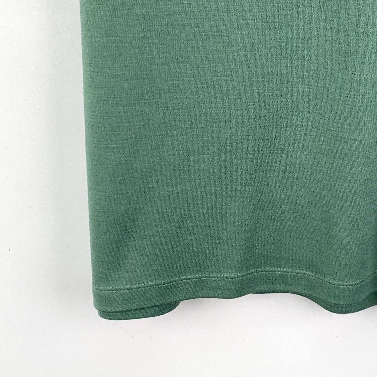 Z Zegna Zegna Green Wool Crewneck T-Shirt Size M Size US M / EU 48-50 / 2 - 5 Thumbnail