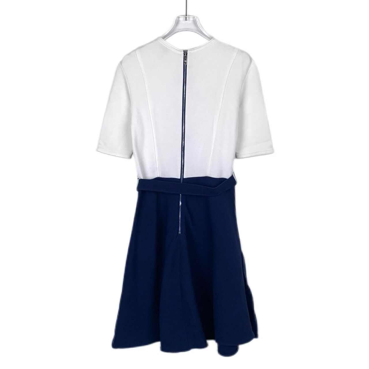 Louis Vuitton Louis Vuitton Two-Tone Wool Blend Belted Dress 36 Size XS / US 0-2 / IT 36-38 - 3 Thumbnail