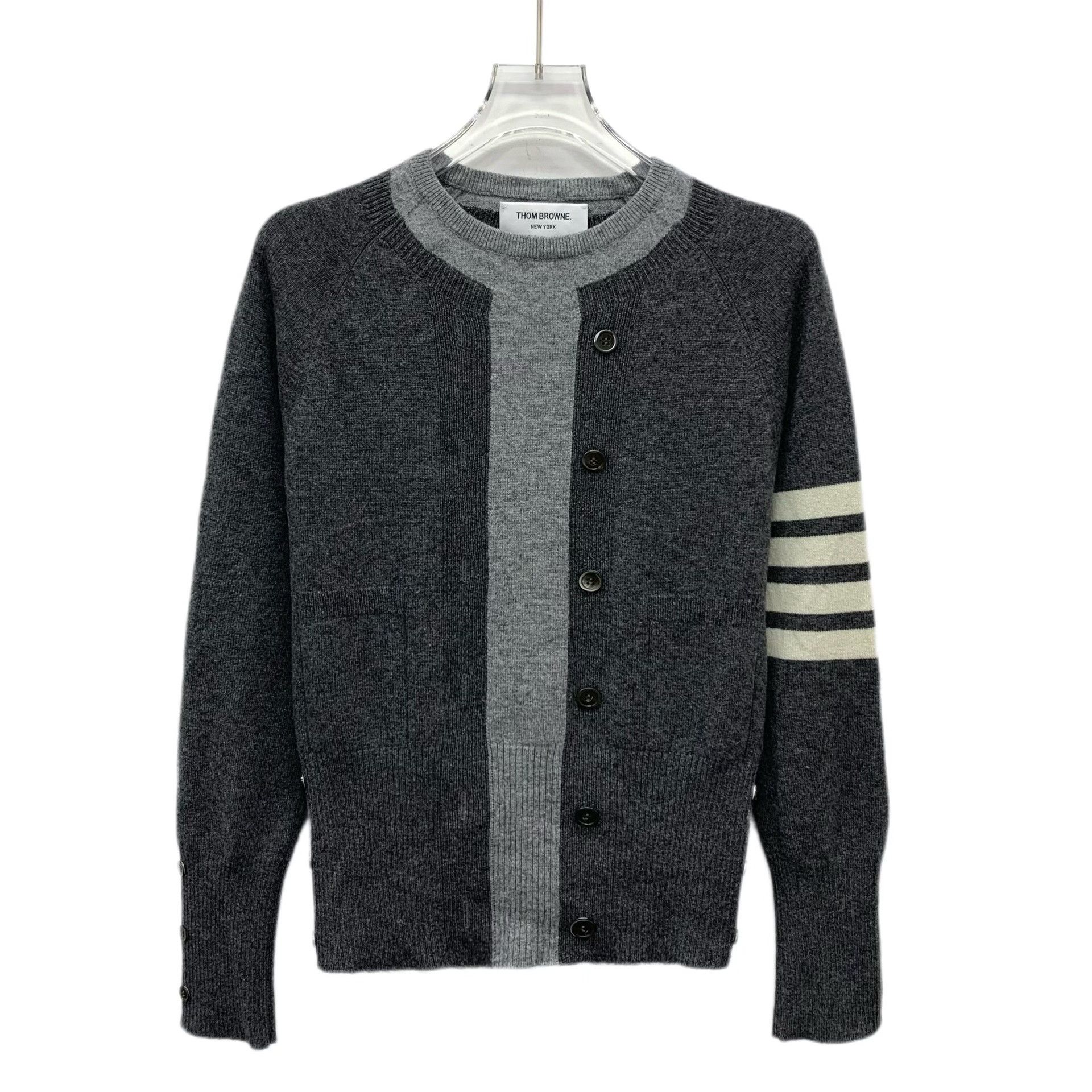 Thom Browne Thom Browne 4-Bar Cashmere Crewneck Sweater 42 Size US XS / EU 42 / 0 - 2 Thumbnail