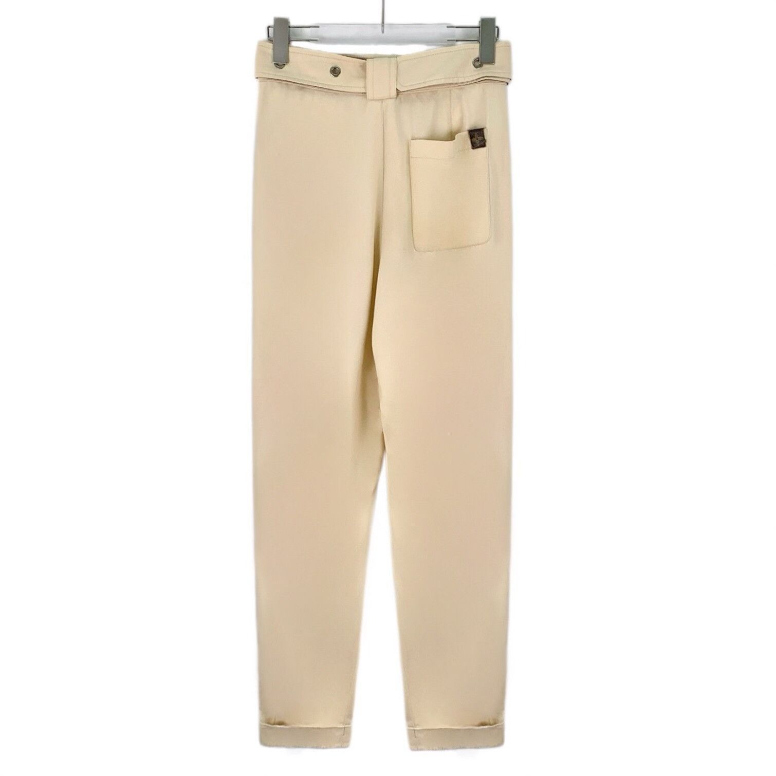 Louis Vuitton Louis Vuitton Belted Lyocell Pants 36 Size 26" / US 2 / IT 38 - 3 Thumbnail