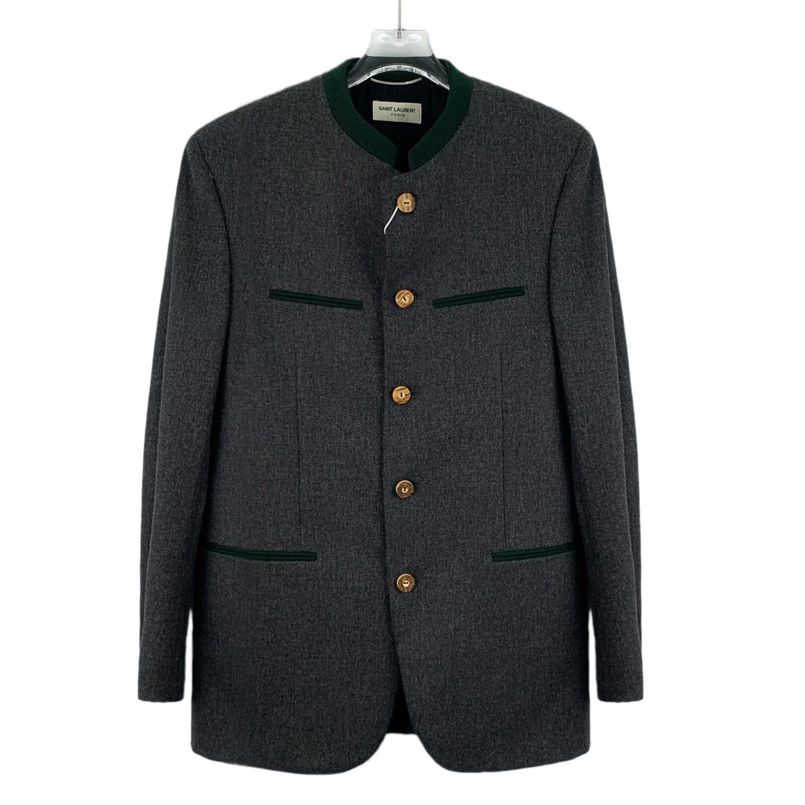 Saint Laurent Paris Saint Laurent Wool Stand Collar Jacket 44 Size US S / EU 44-46 / 1 - 2 Thumbnail