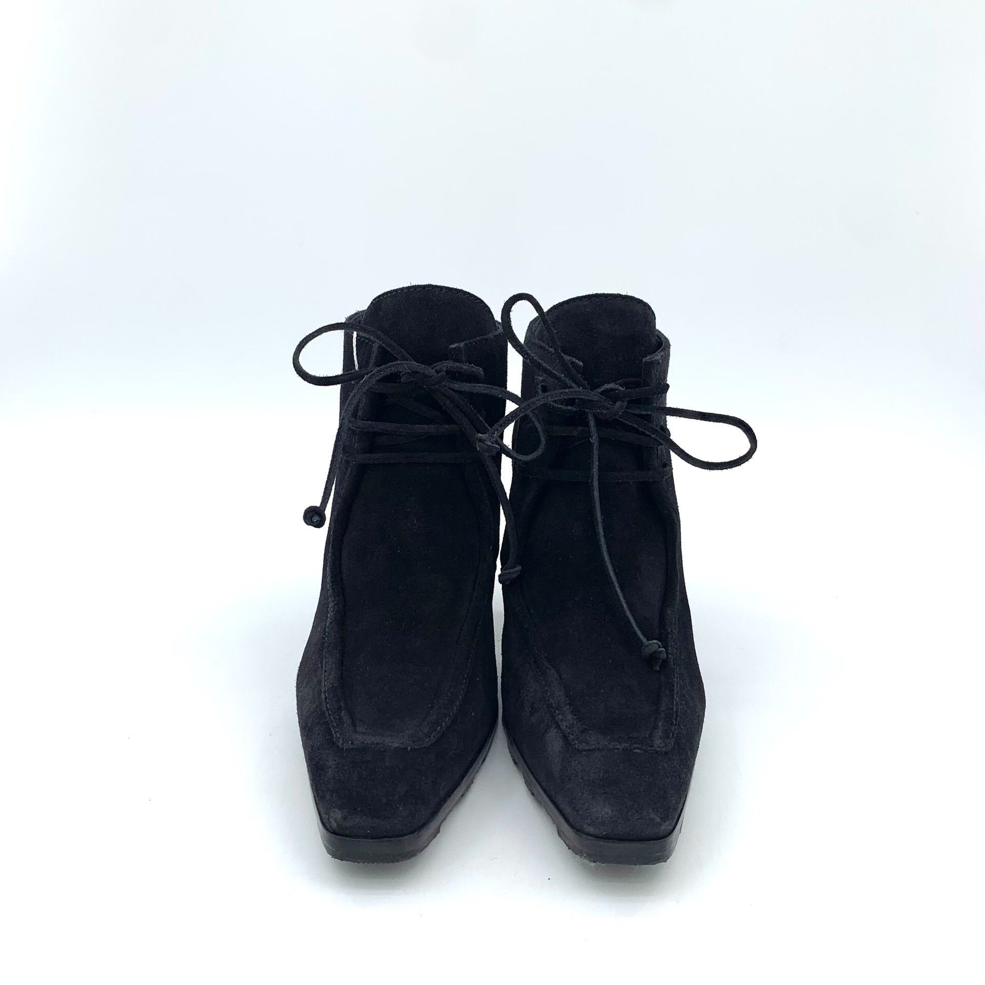 Burberry Burberry Suede Bow Ankle Boots Size 38.5 Size US 8.5 / IT 38.5 - 4 Thumbnail