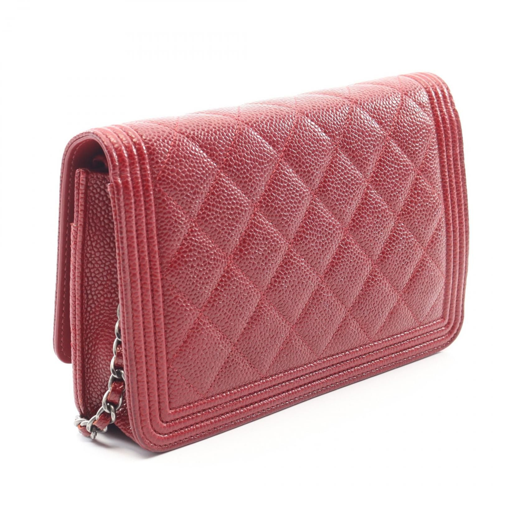 Chanel Chanel Chanel Boy Chanel Caviar Skin Shoulder Bag Leather Shoulder Bag DUTY FREE for USA Size ONE SIZE - 2 Thumbnail