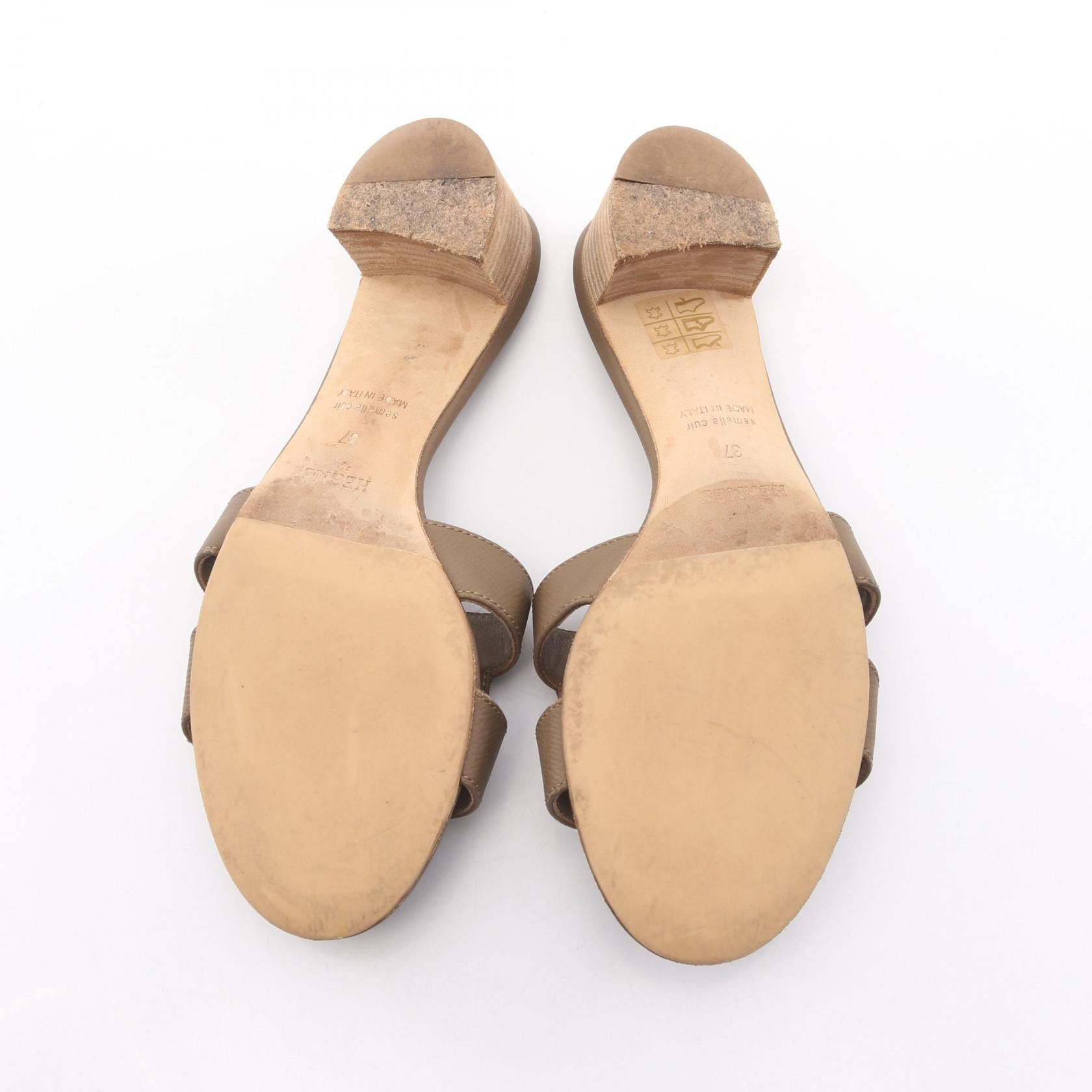Hermes Hermes Hermes Oasis Calfskin Mule Leather Shoes DUTY FREE for USA Size ONE SIZE - 4 Thumbnail