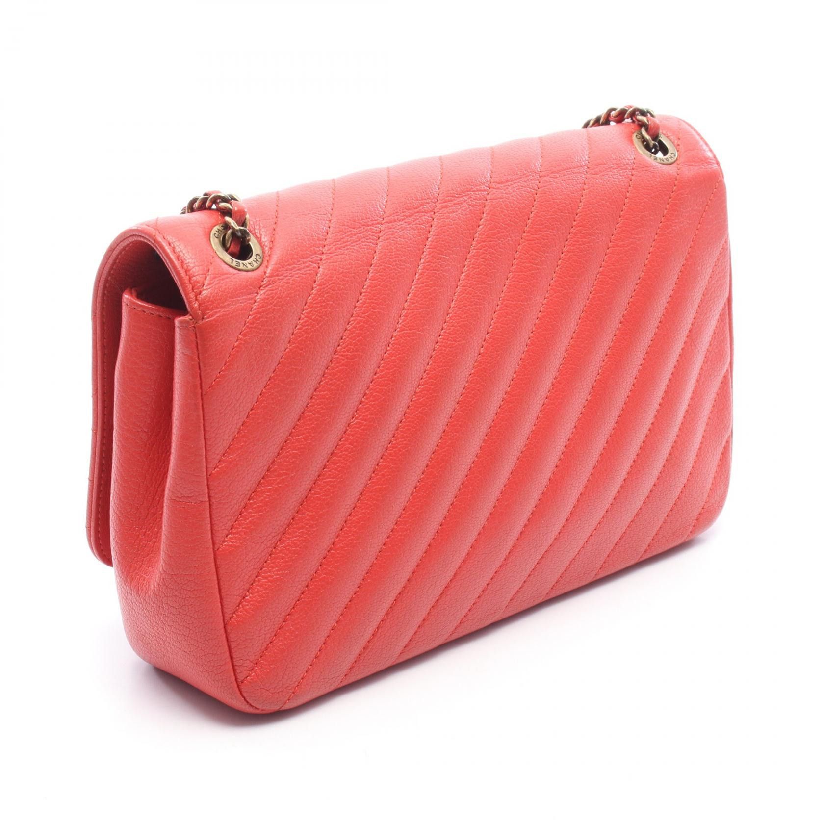 Chanel Chanel Chanel Mademoiselle Leather Shoulder Bag Leather Shoulder Bag DUTY FREE for USA Size ONE SIZE - 2 Thumbnail
