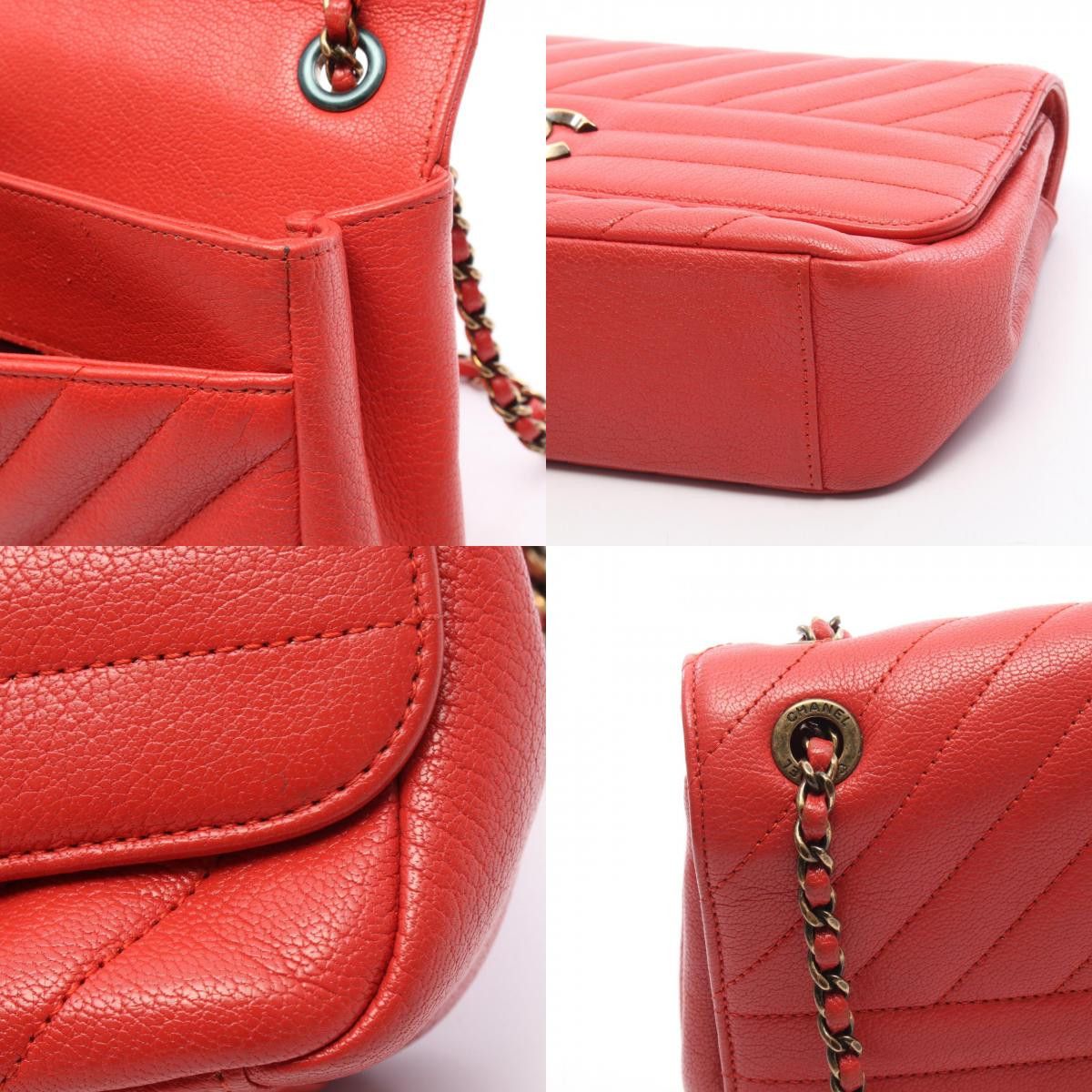 Chanel Chanel Chanel Mademoiselle Leather Shoulder Bag Leather Shoulder Bag DUTY FREE for USA Size ONE SIZE - 9 Thumbnail
