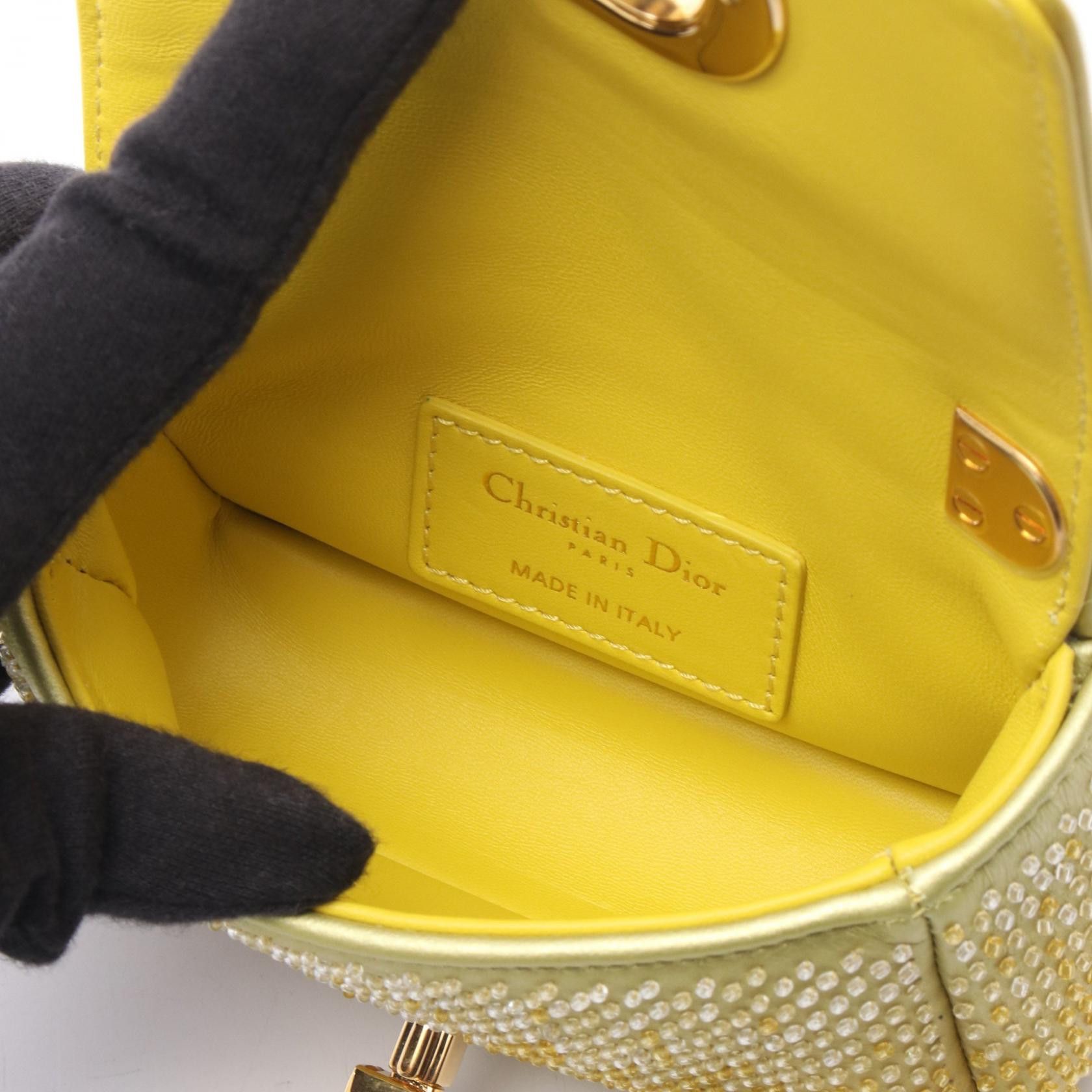 Dior Dior Dior CARO MICRO Leather Shoulder Bag Leather Shoulder Bag DUTY FREE for USA Size ONE SIZE - 3 Thumbnail