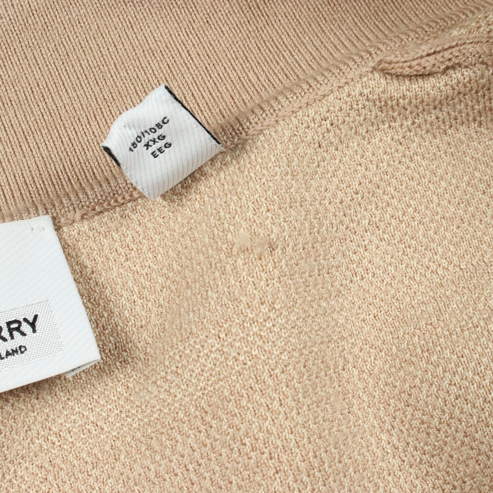 Burberry Burberry Burberry Check Jacquard Wool Silk Polo shirt Textile Tops DUTY FREE for USA Size ONE SIZE - 5 Thumbnail