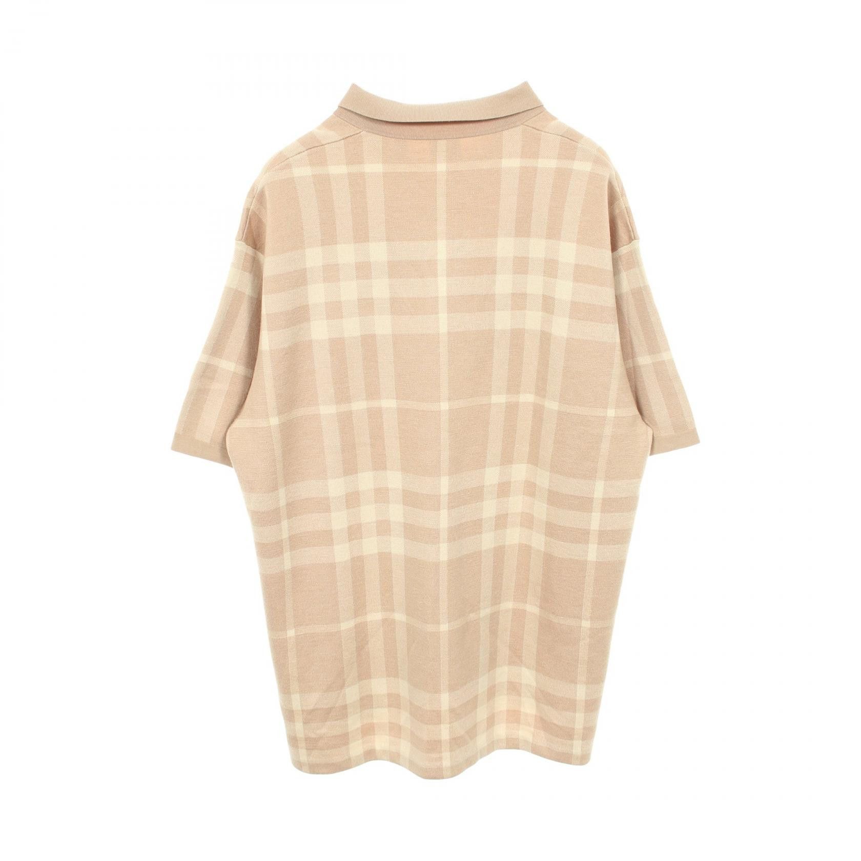 Burberry Burberry Burberry Check Jacquard Wool Silk Polo shirt Textile Tops DUTY FREE for USA Size ONE SIZE - 2 Thumbnail