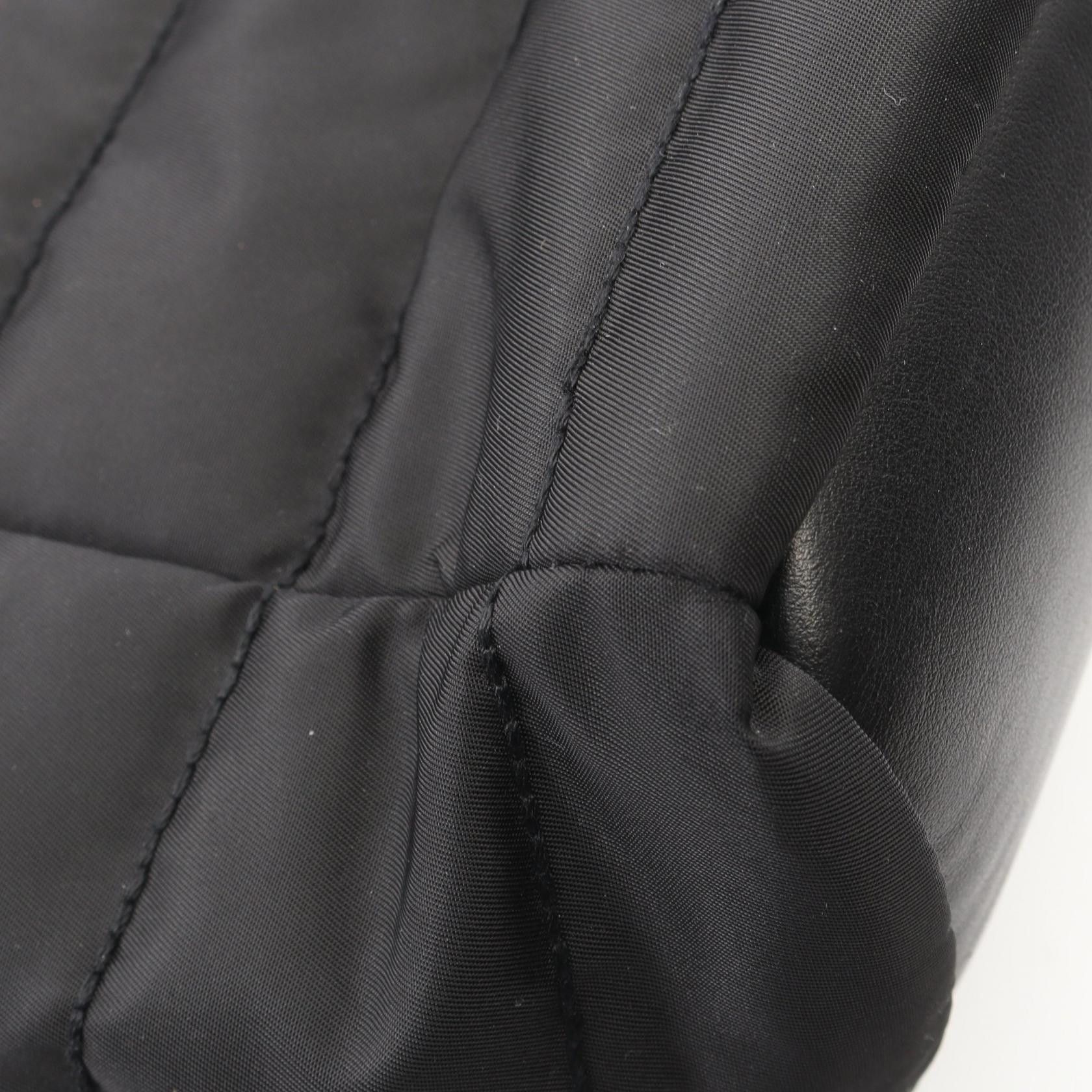 Chanel Chanel Chanel Coco Mark Nylon Leather Reversible Tote Bag Textile Tote Bag DUTY FREE for USA Size ONE SIZE - 8 Thumbnail