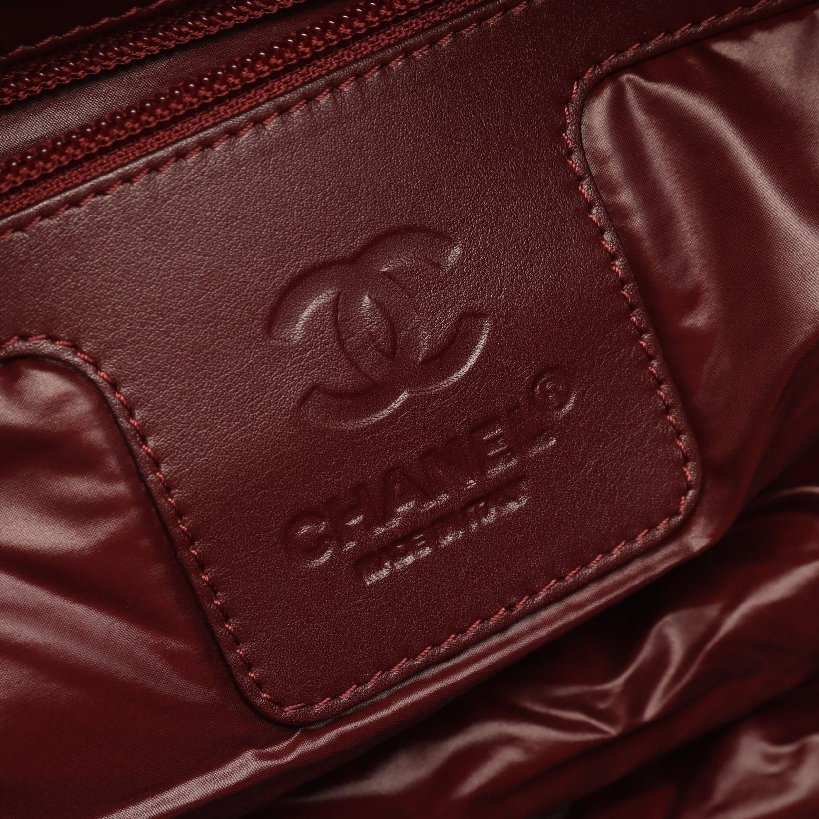 Chanel Chanel CHANEL Coco Cocoon Nylon Leather Handbag Textile Handbag DUTY FREE for USA Size ONE SIZE - 4 Thumbnail