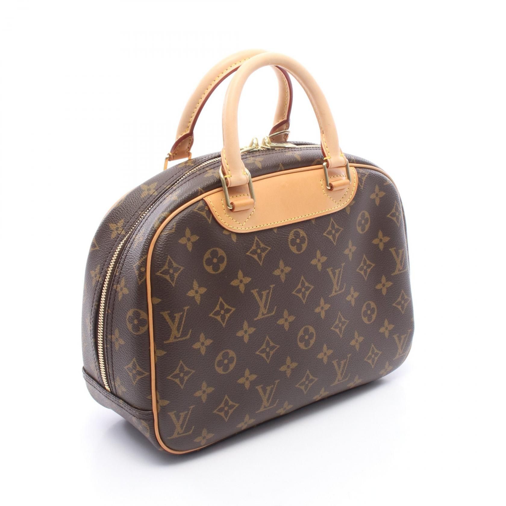 Louis Vuitton Louis Vuitton Louis Vuitton Trouville Monogram Handbag Textile Handbag M42228 DUTY FREE for USA Size ONE SIZE - 2 Thumbnail