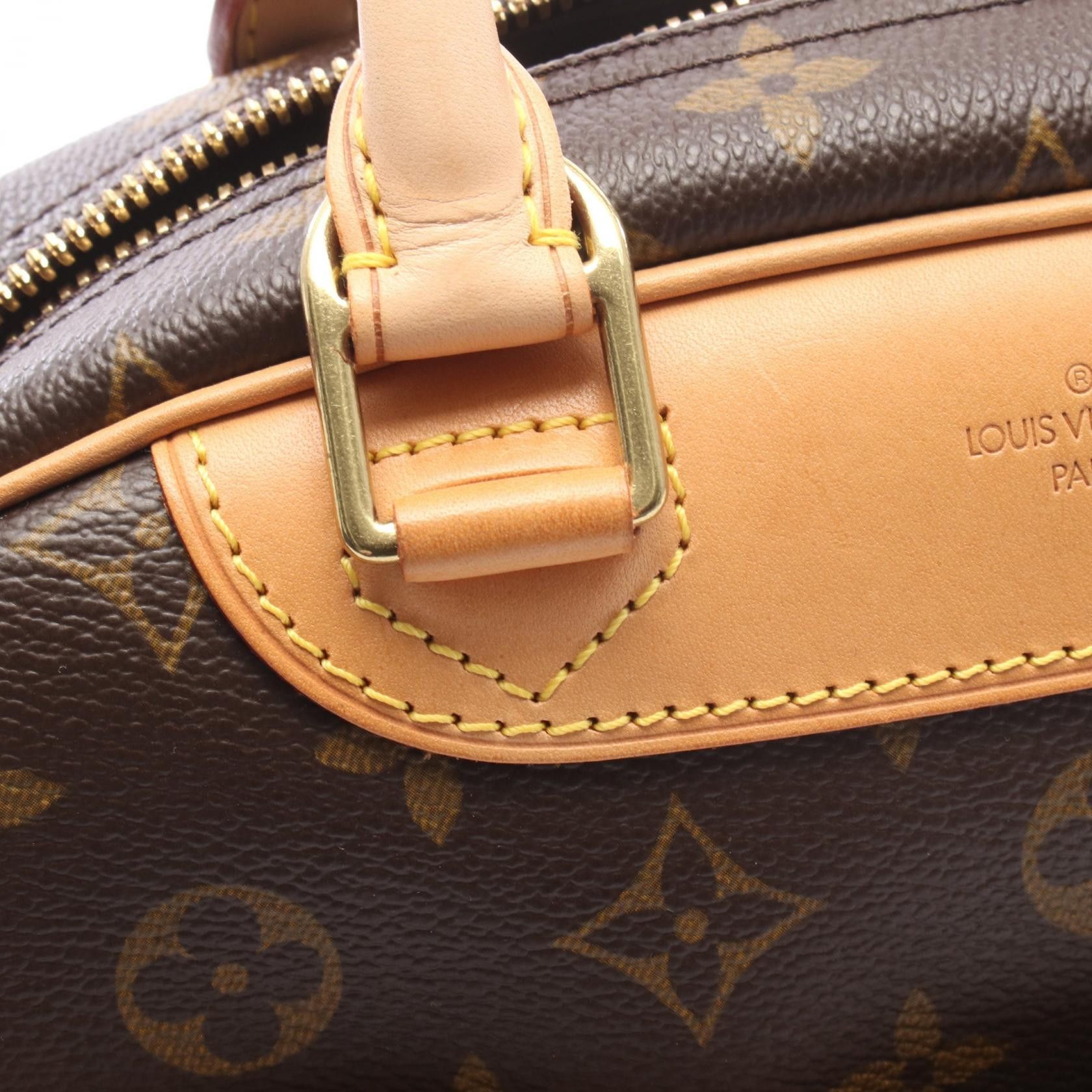 Louis Vuitton Louis Vuitton Louis Vuitton Trouville Monogram Handbag Textile Handbag M42228 DUTY FREE for USA Size ONE SIZE - 7 Thumbnail