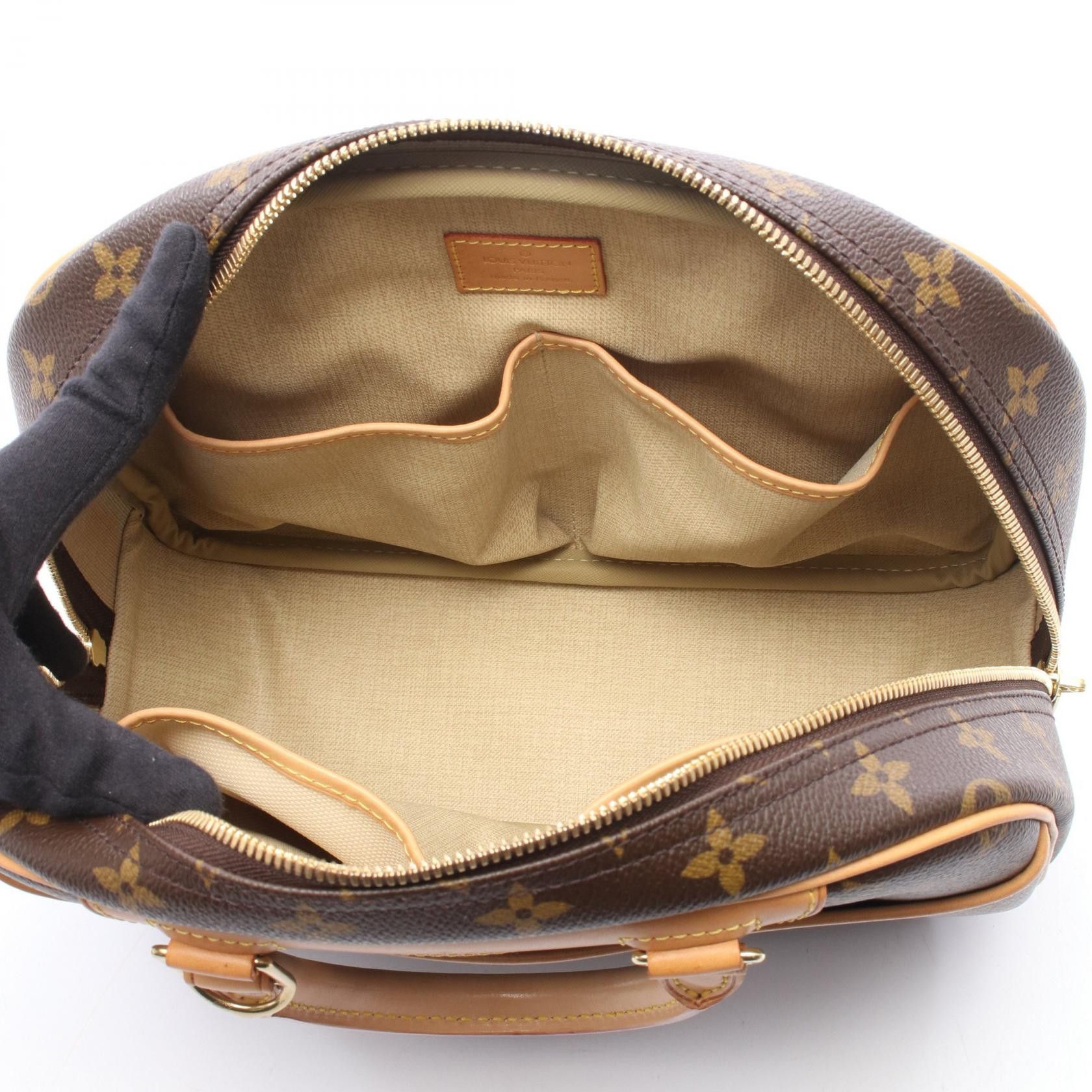 Louis Vuitton Louis Vuitton Louis Vuitton Trouville Monogram Handbag Textile Handbag M42228 DUTY FREE for USA Size ONE SIZE - 3 Thumbnail